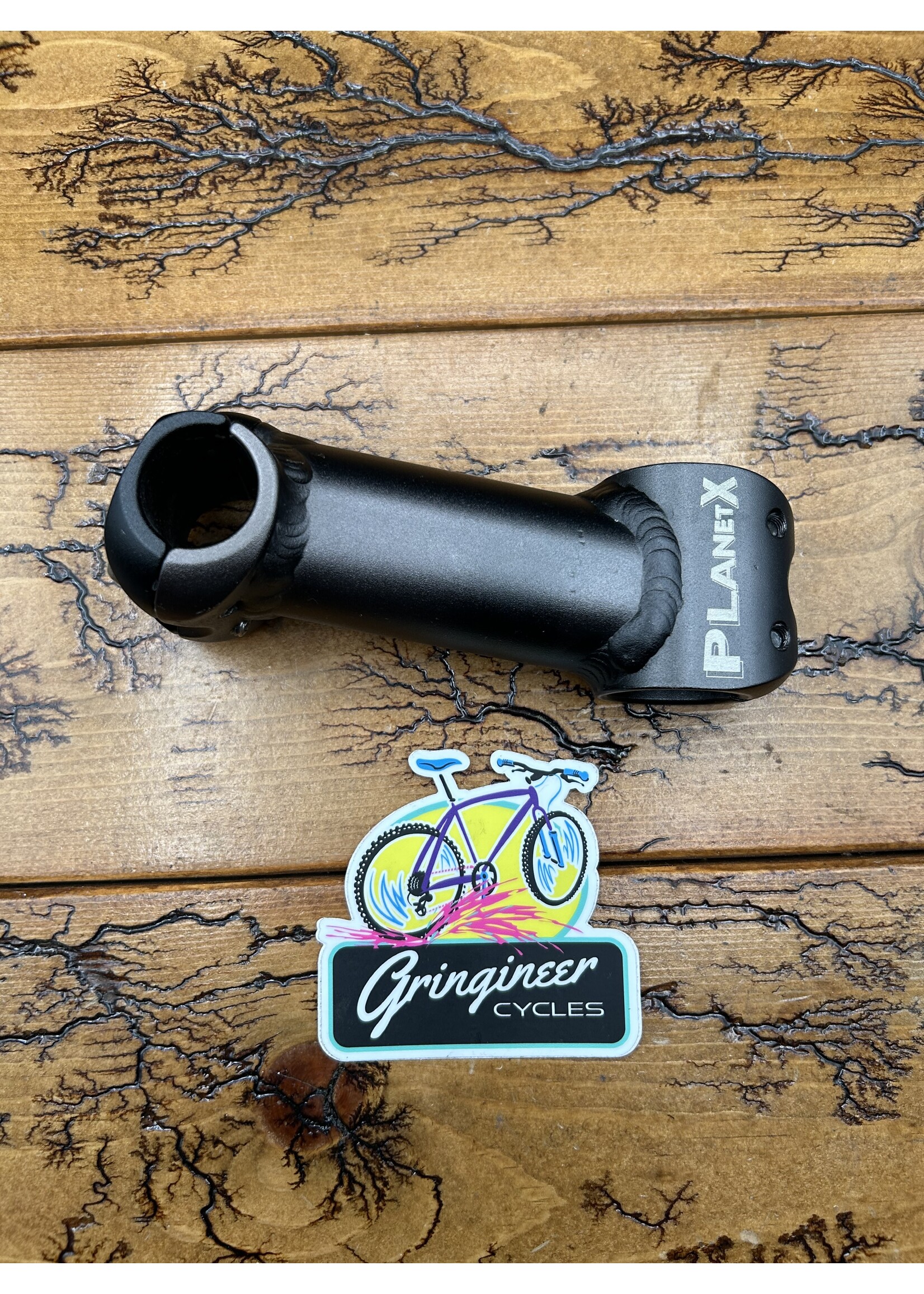 Planet X Planet X 105mm 1 1/8 25.4mm Black Threadless Stem