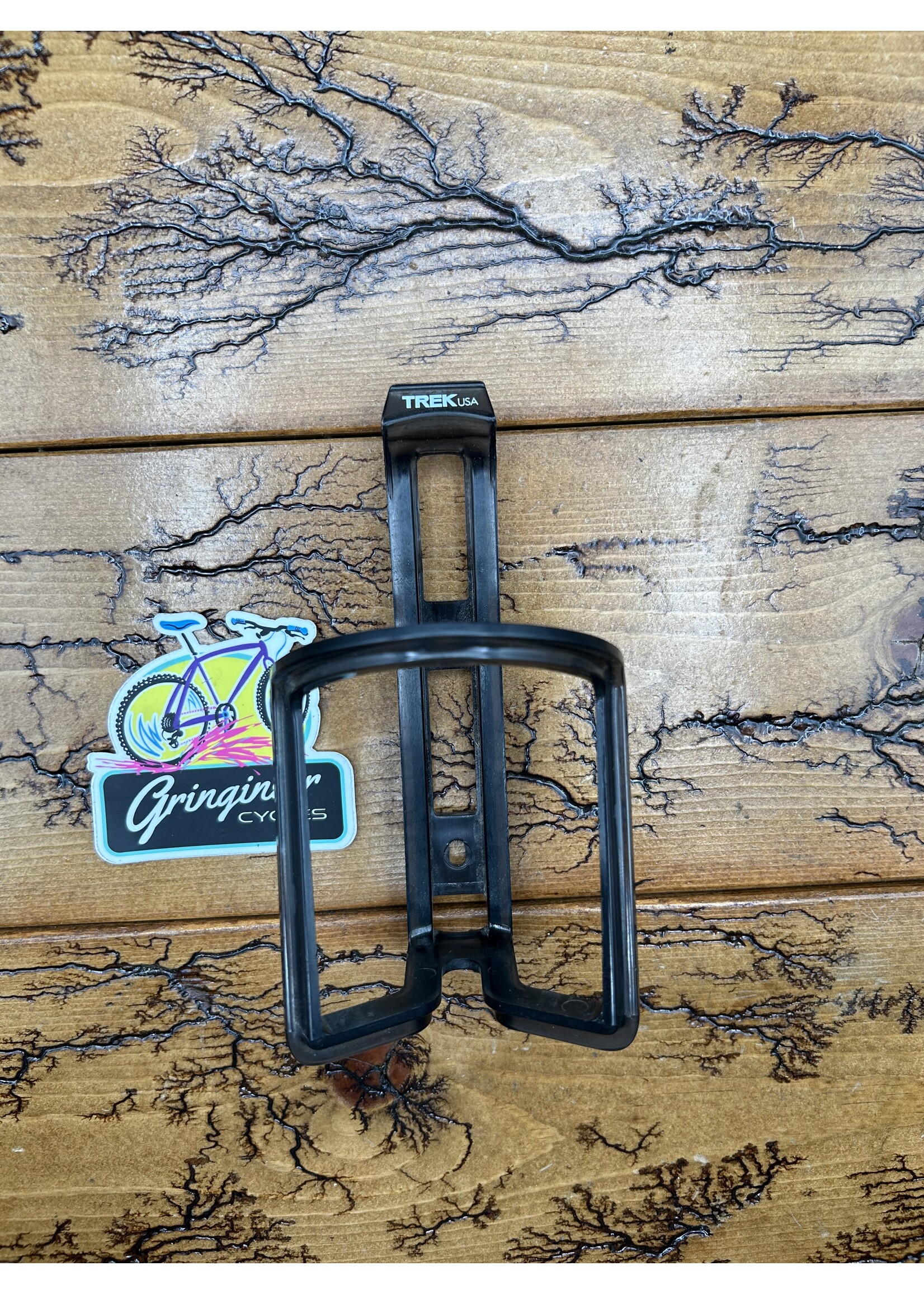 Trek Trek Clear Black Plastic Vintage Water Bottle Cage