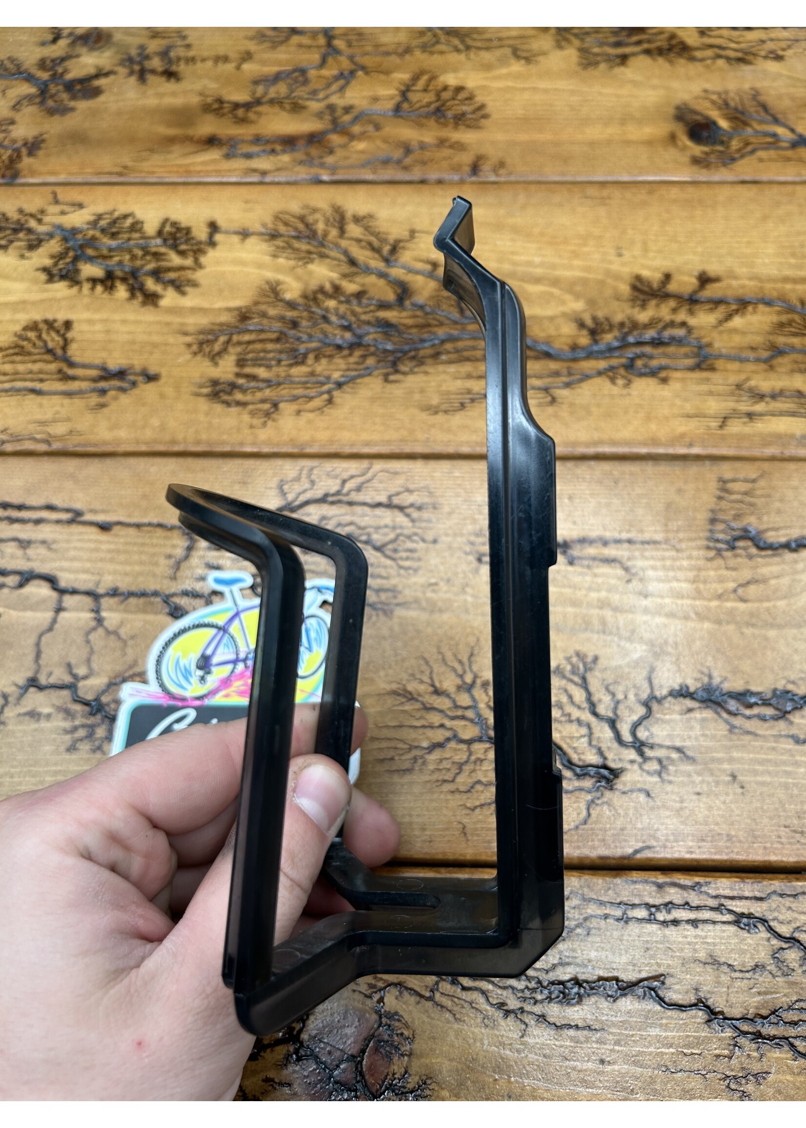 Trek Trek Clear Black Plastic Vintage Water Bottle Cage