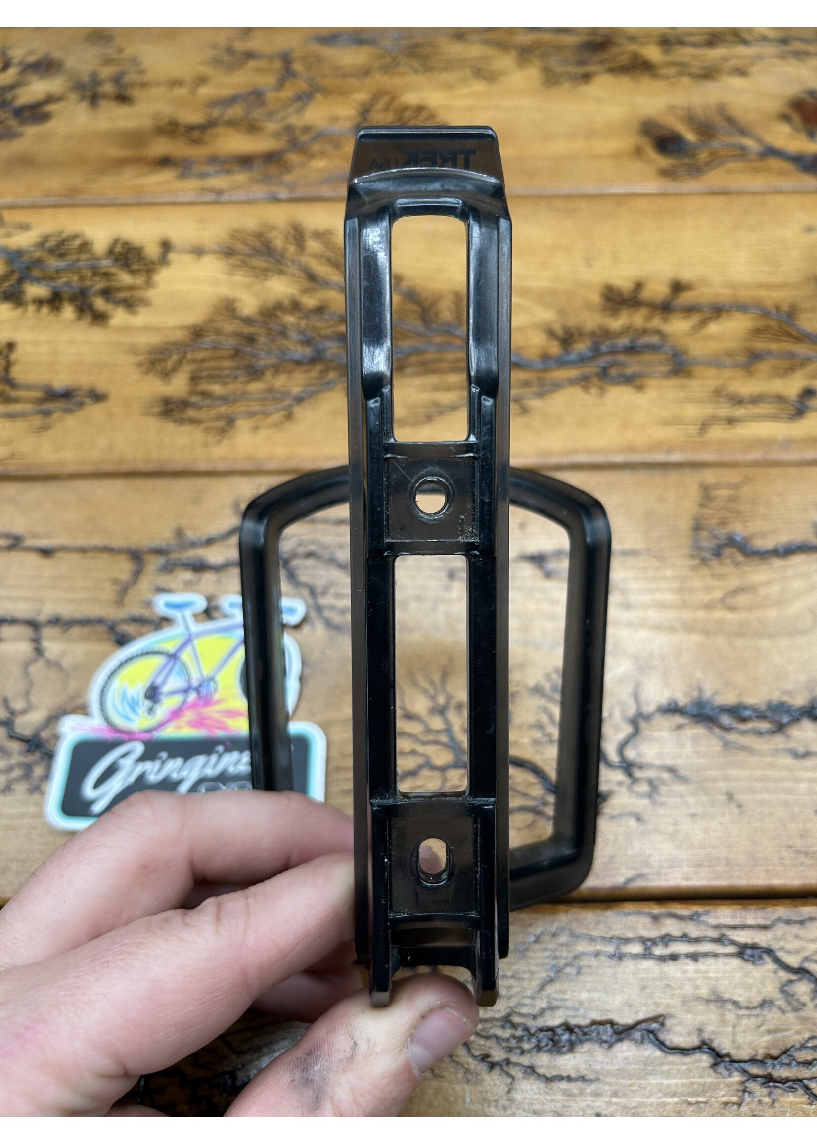Trek Trek Clear Black Plastic Vintage Water Bottle Cage