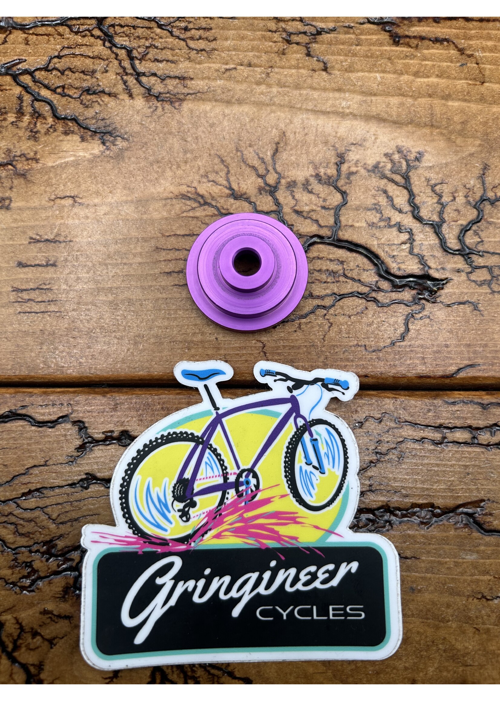 Curve Curve Purple Anodized 1 1/8 Top Cap