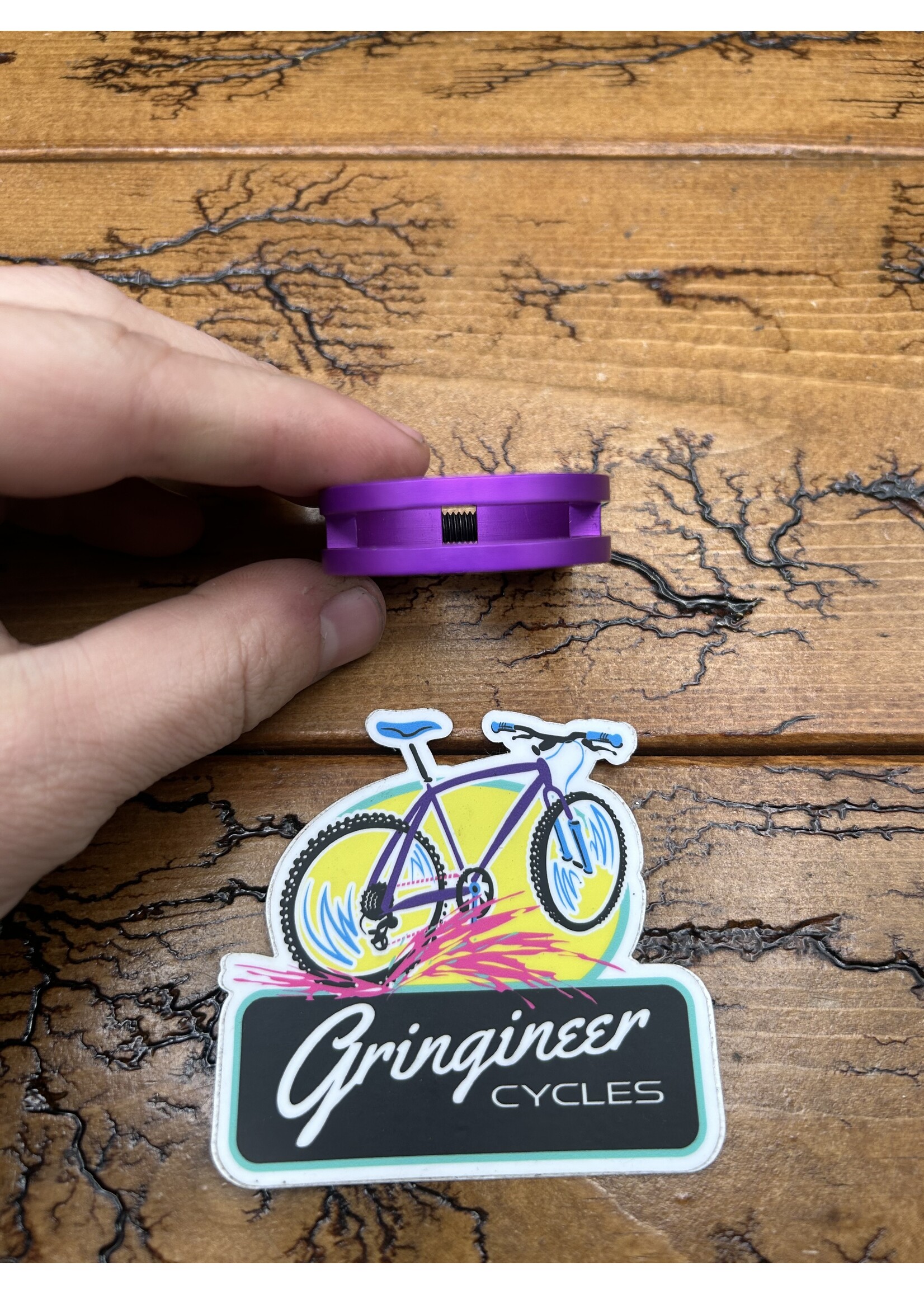 Curve Curve 34.9mm Purple Anodized Seatpost Collar