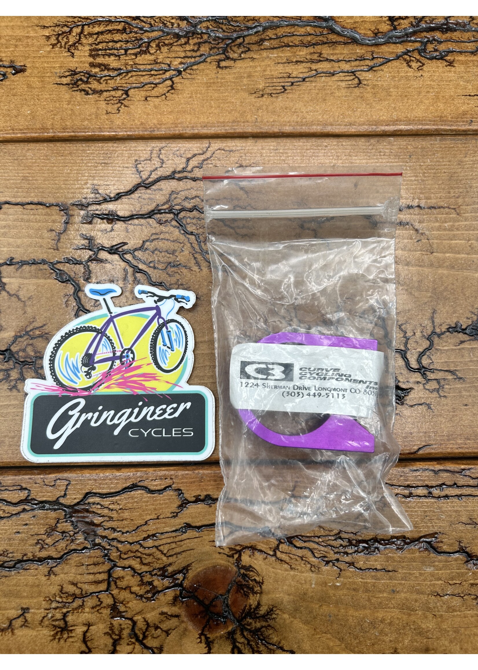 Curve Curve 34.9mm Purple Anodized Seatpost Collar