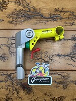 Girvin Girvin Flexstem 120mm 1 1/8 Aluminum Neon Yellow Quill Stem NOS