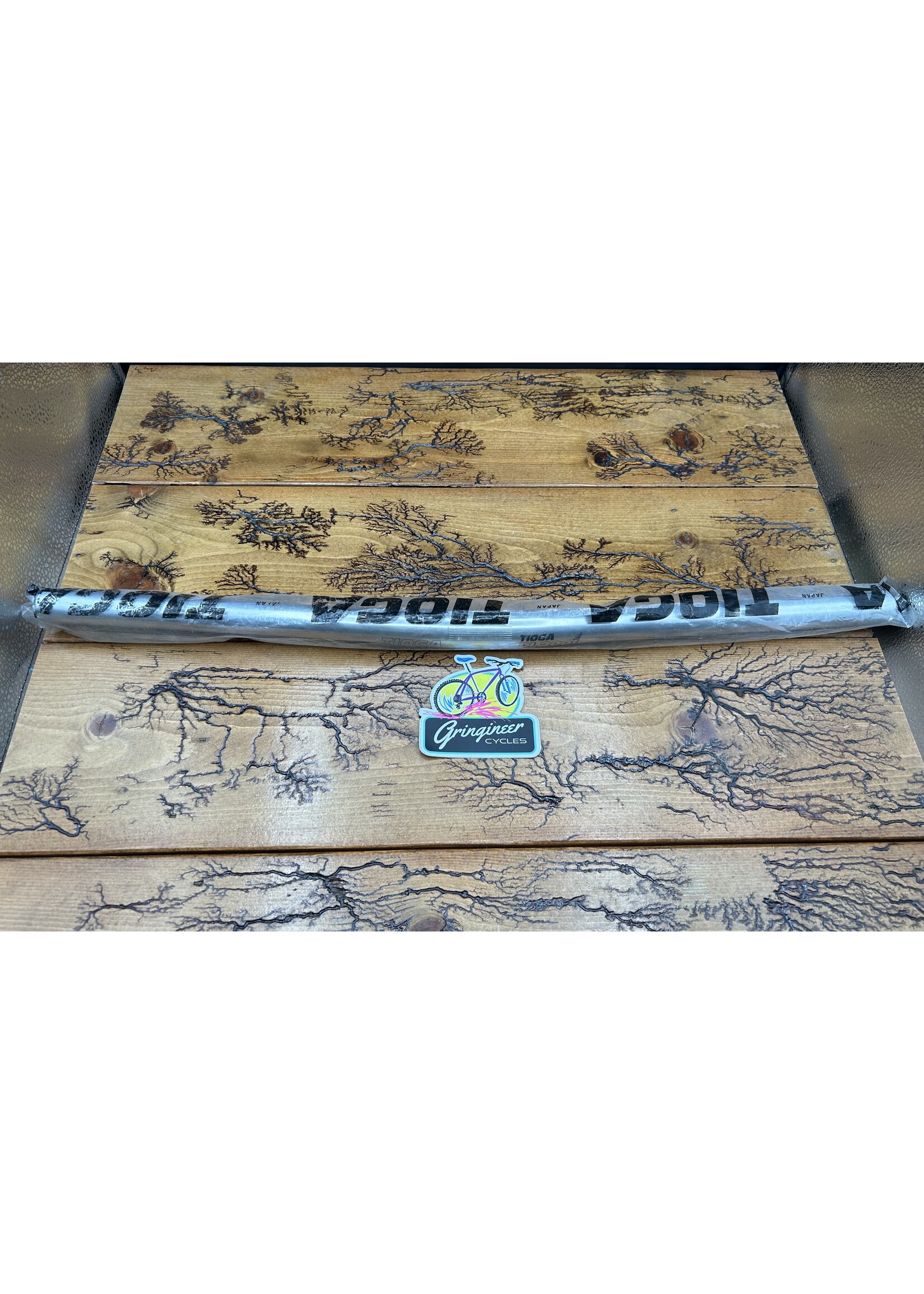 Tioga Tioga DL2001 Triple Butted Silver 560mm 25.4mm Handlebar NOS