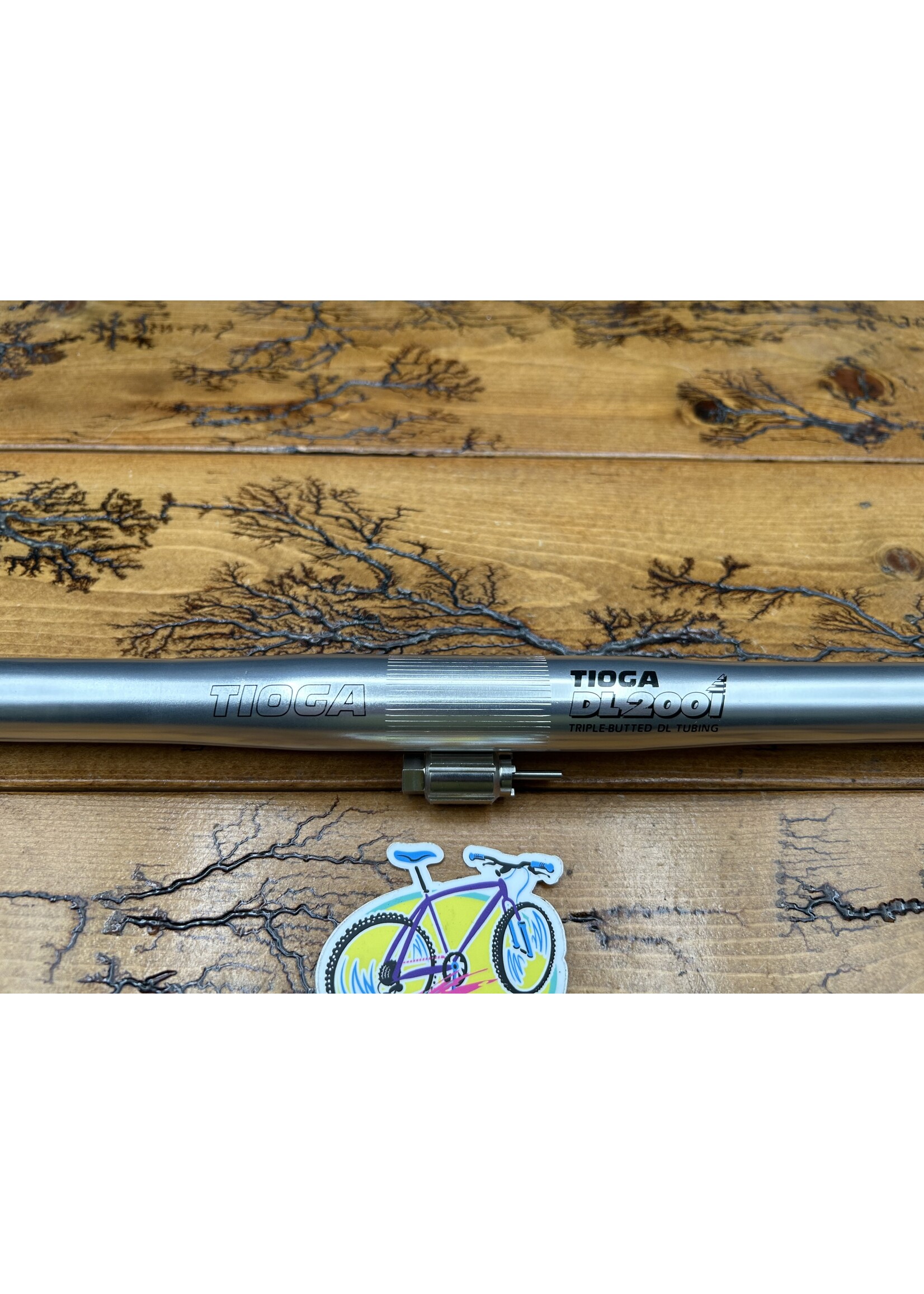 Tioga Tioga DL2001 Triple Butted Silver 560mm 25.4mm Handlebar NOS