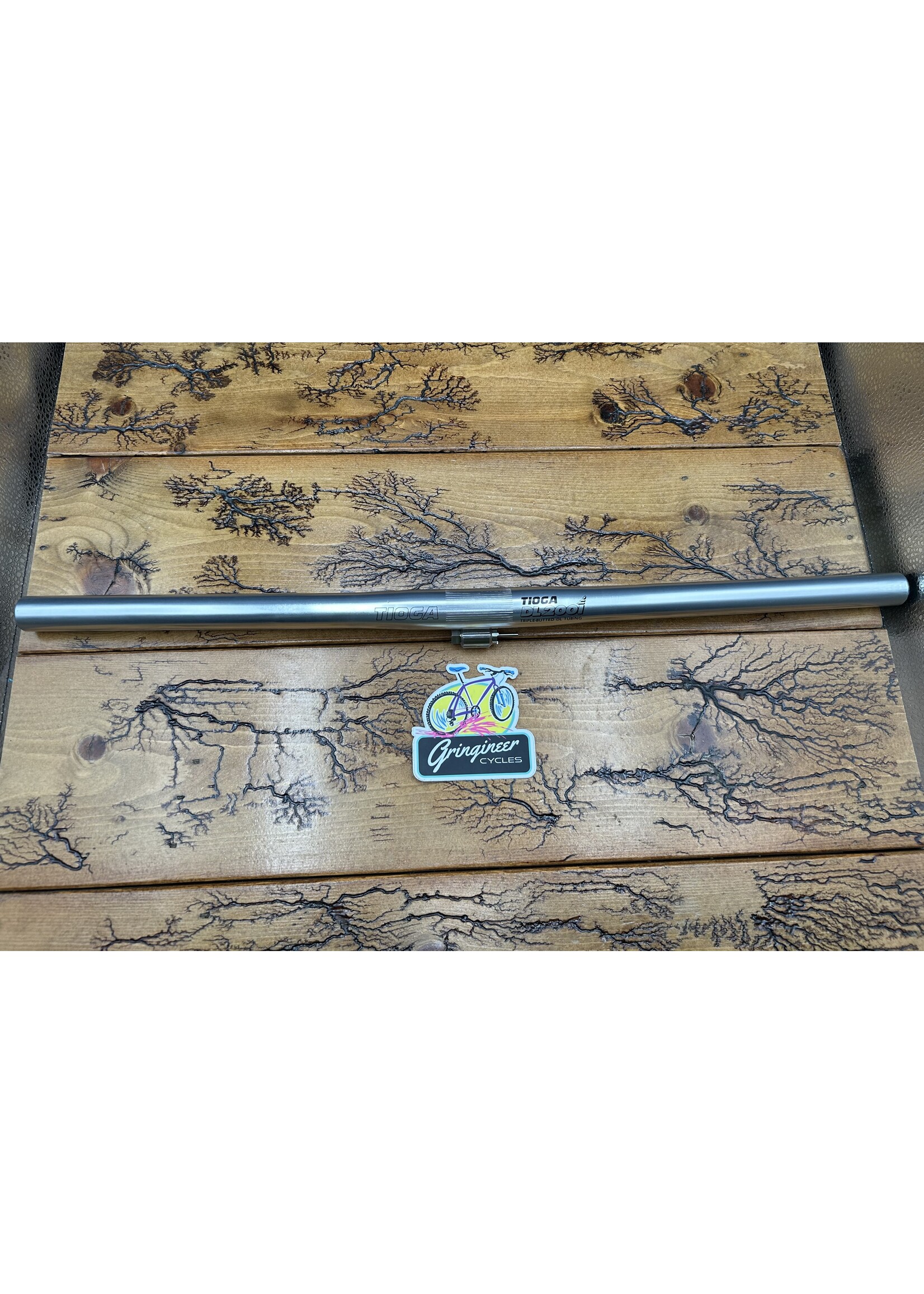 Tioga Tioga DL2001 Triple Butted Silver 560mm 25.4mm Handlebar NOS