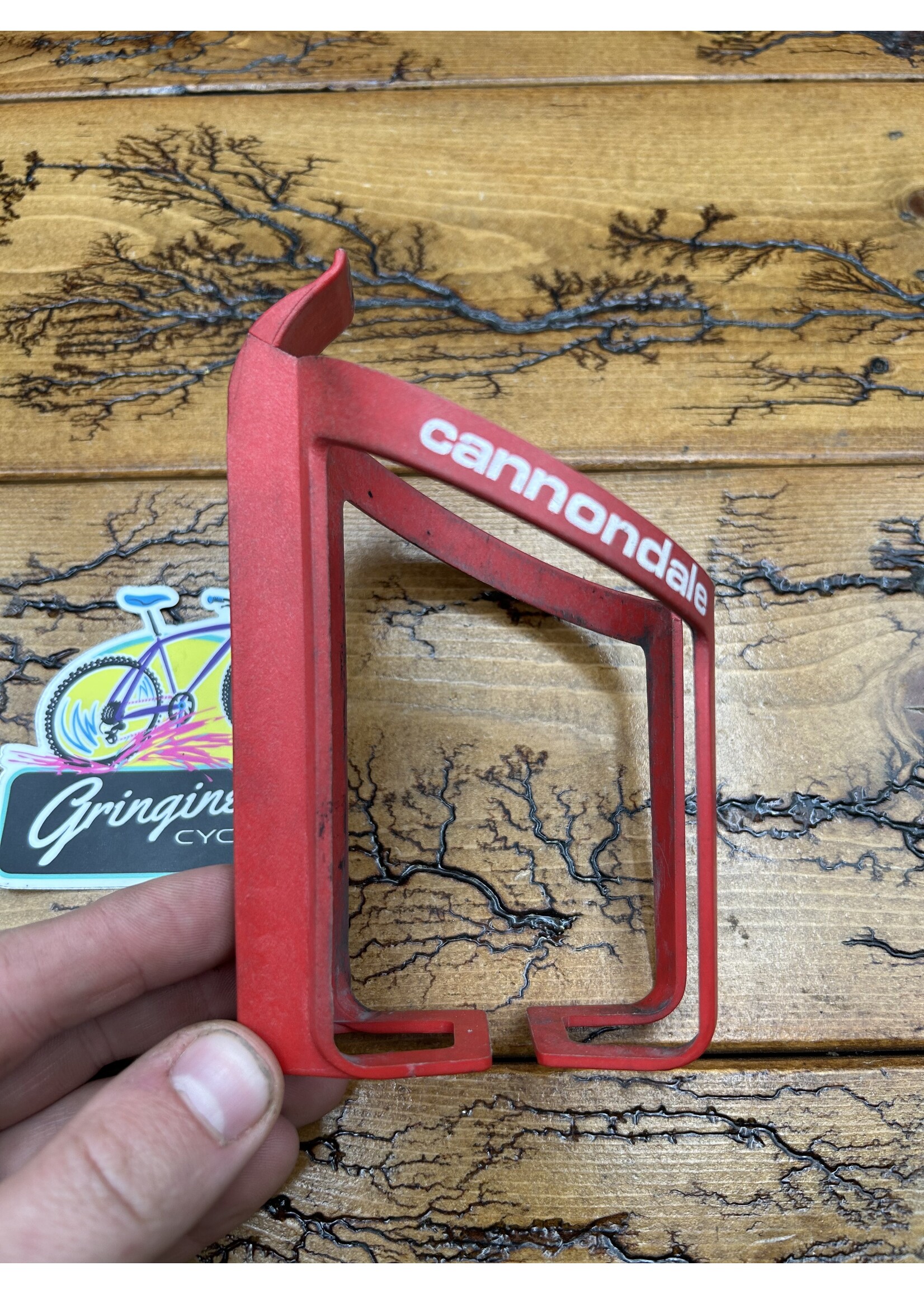 Cannondale Cannondale Vintage Red Plastic Water Bottle Cage