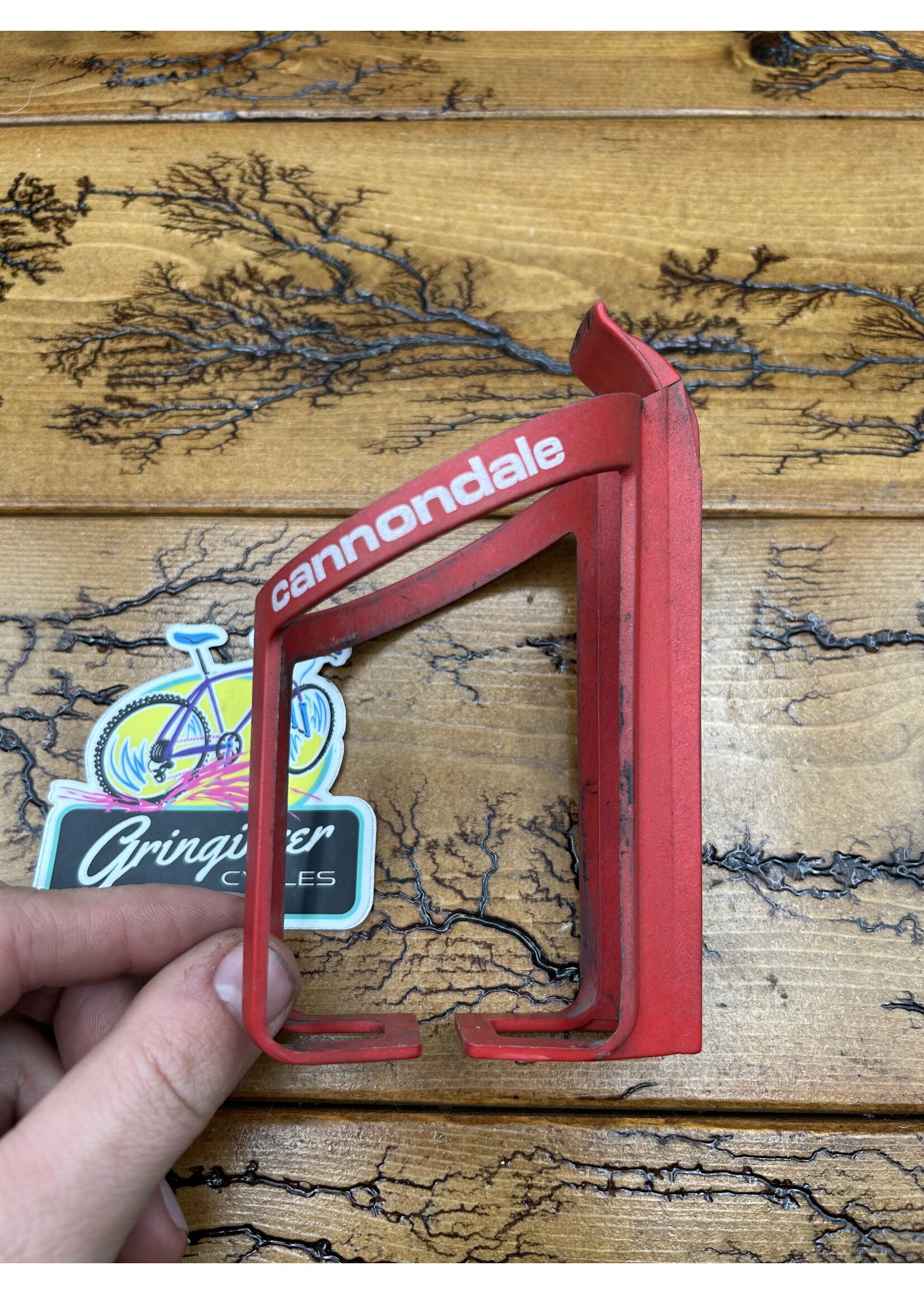 Cannondale Cannondale Vintage Red Plastic Water Bottle Cage