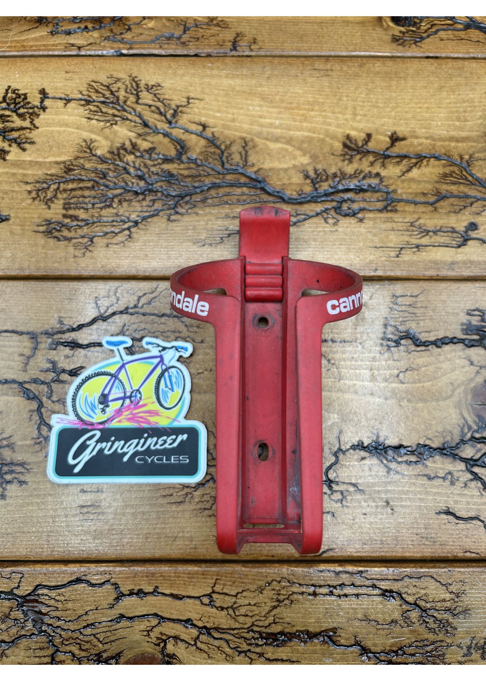 Cannondale Cannondale Vintage Red Plastic Water Bottle Cage
