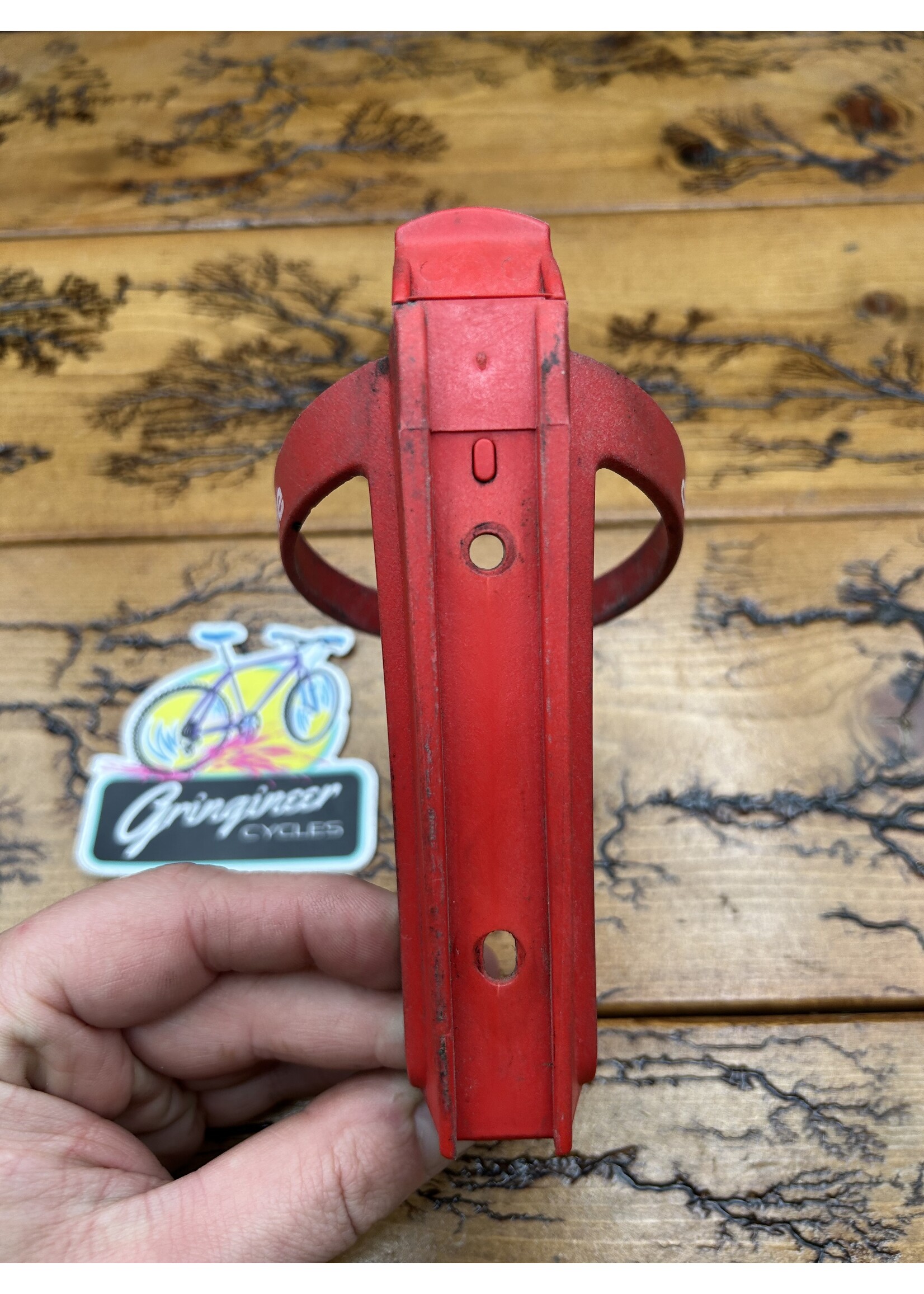 Cannondale Cannondale Vintage Red Plastic Water Bottle Cage