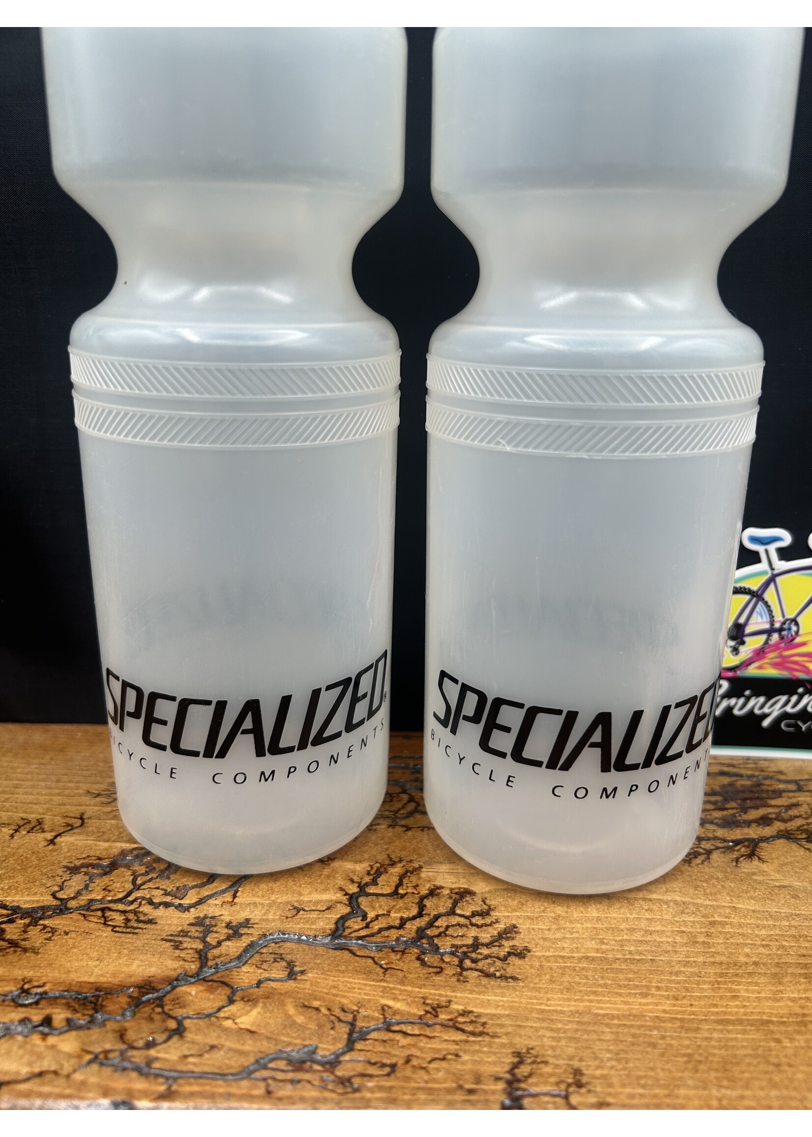 Specialized Pair Of Vintage Specialized Water Bottles