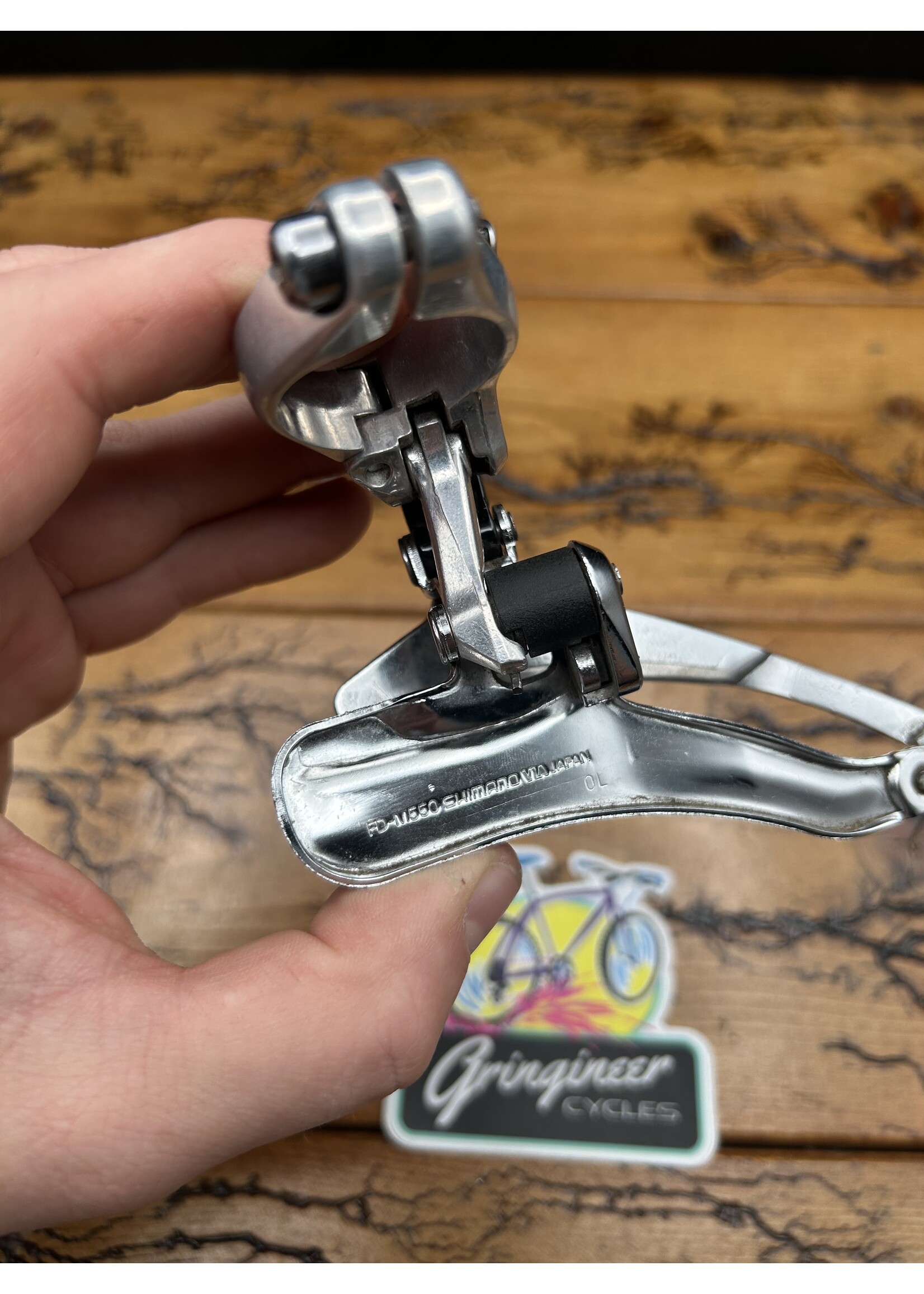 SHIMANO Shimano Deore LX FD-M550 28.6mm Clamp Bottom Pull Front Derailleur