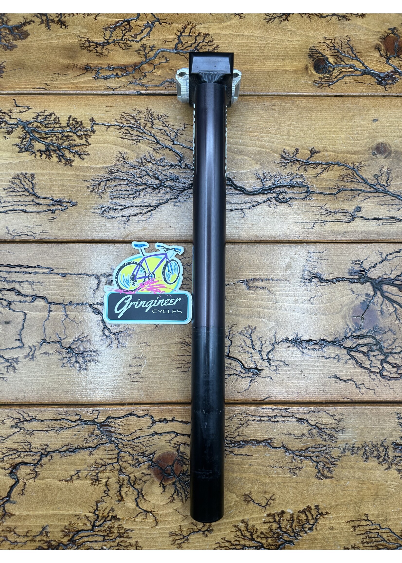 Control Tech Control Tech 27.2mm x 350mm Black Seatpost With Logos