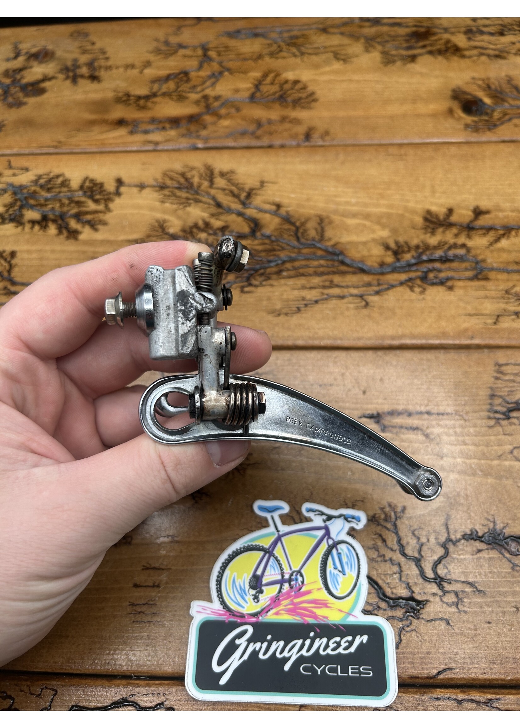 Campagnolo Campagnolo Record 4 Hole Braze On Front Derailleur