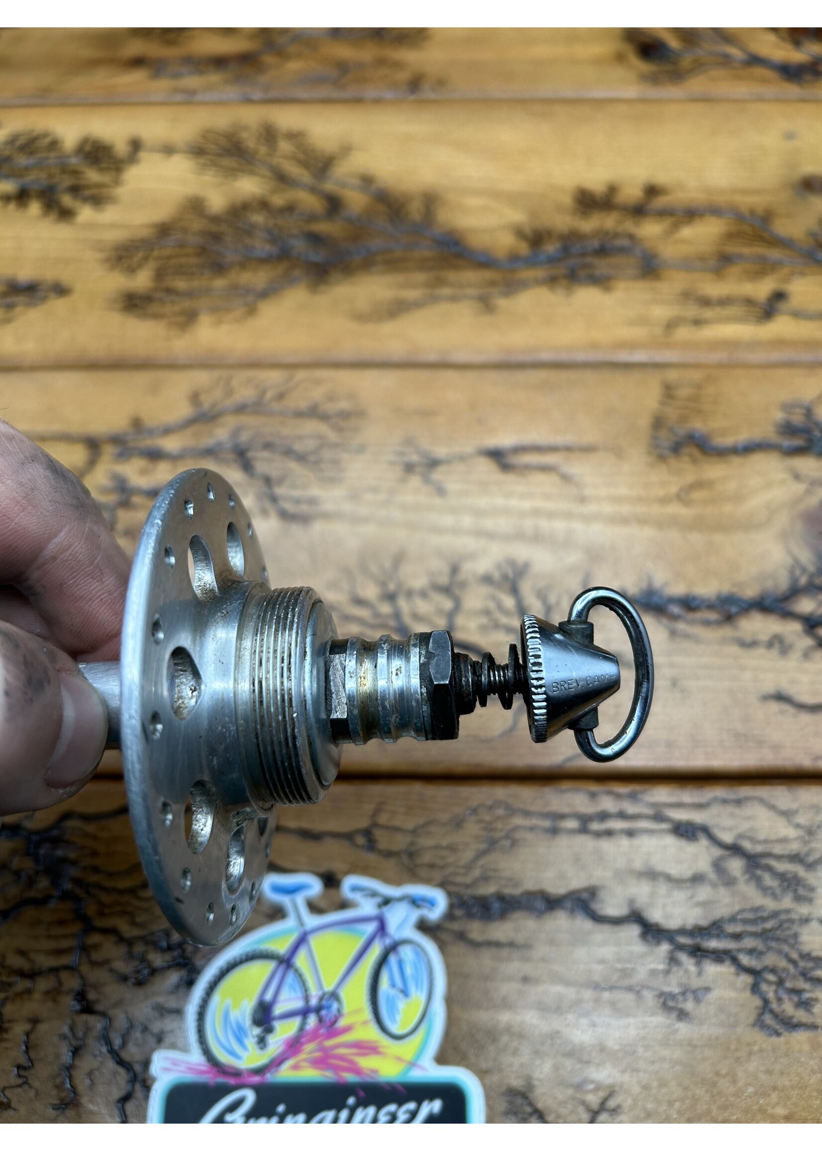 Campagnolo Campagnolo Nuovo Tipo 1253 Large Flange Round Hole 36 Hole Rear Hub