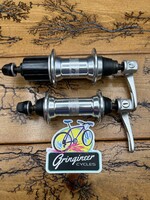 SHIMANO Shimano Deore XT M737 32 Hole Hub Set With Skewers
