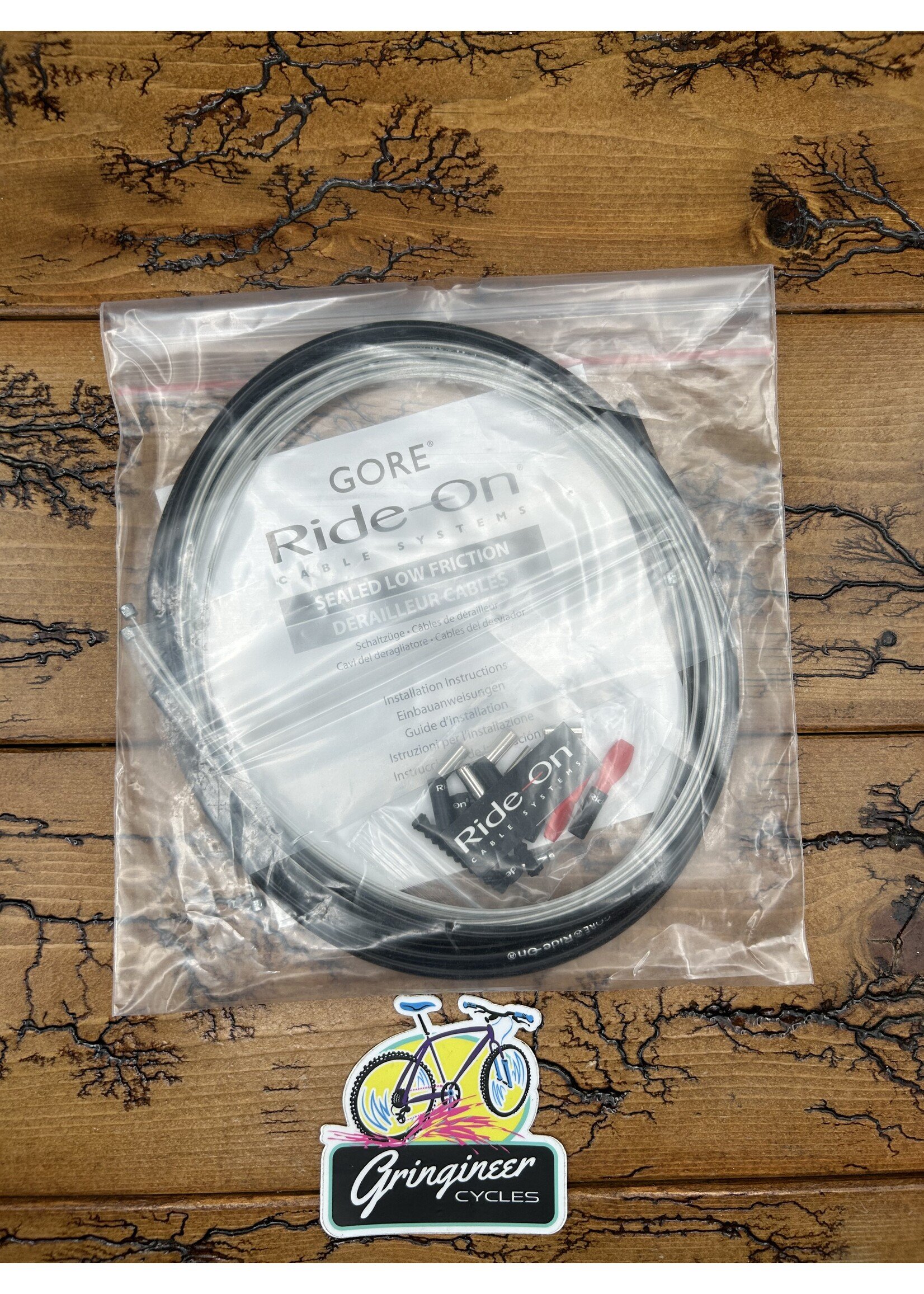 Gore Ride On Gore Ride On Low Friction  Black Derailleur Cable and Housing Set