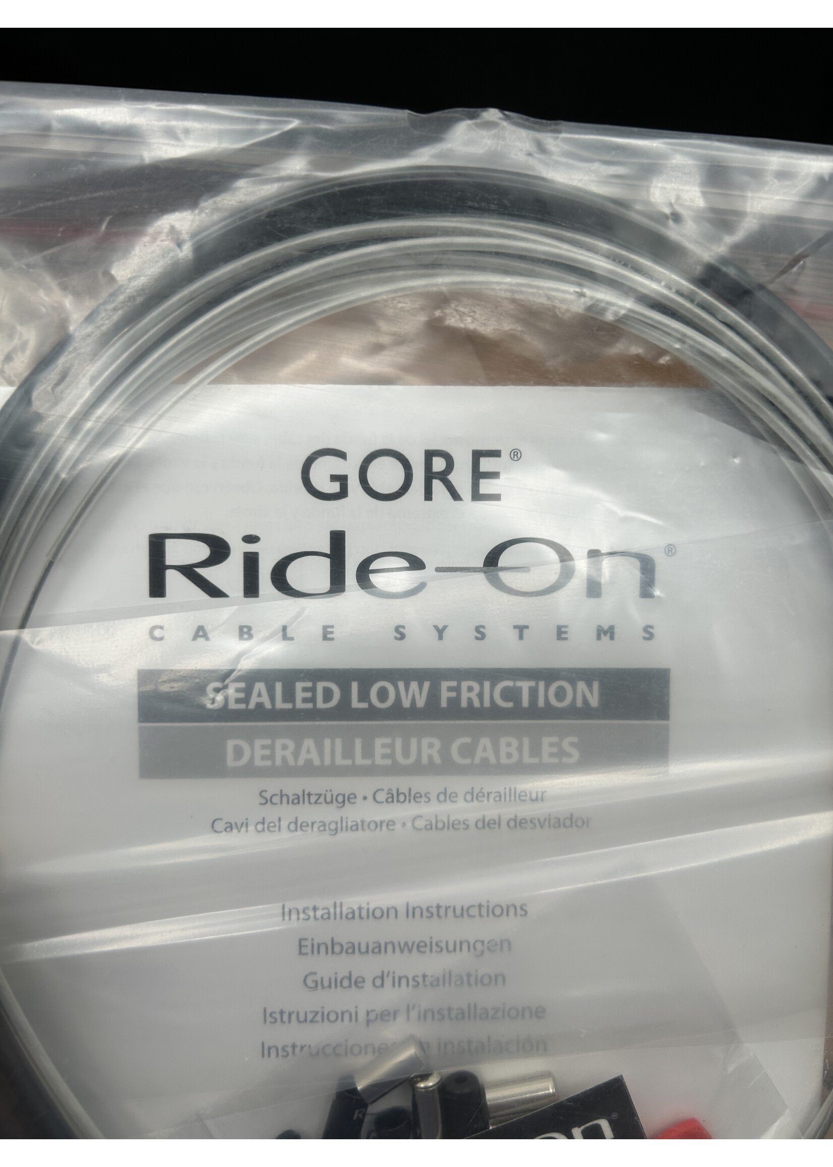 Gore Ride On Gore Ride On Low Friction  Black Derailleur Cable and Housing Set