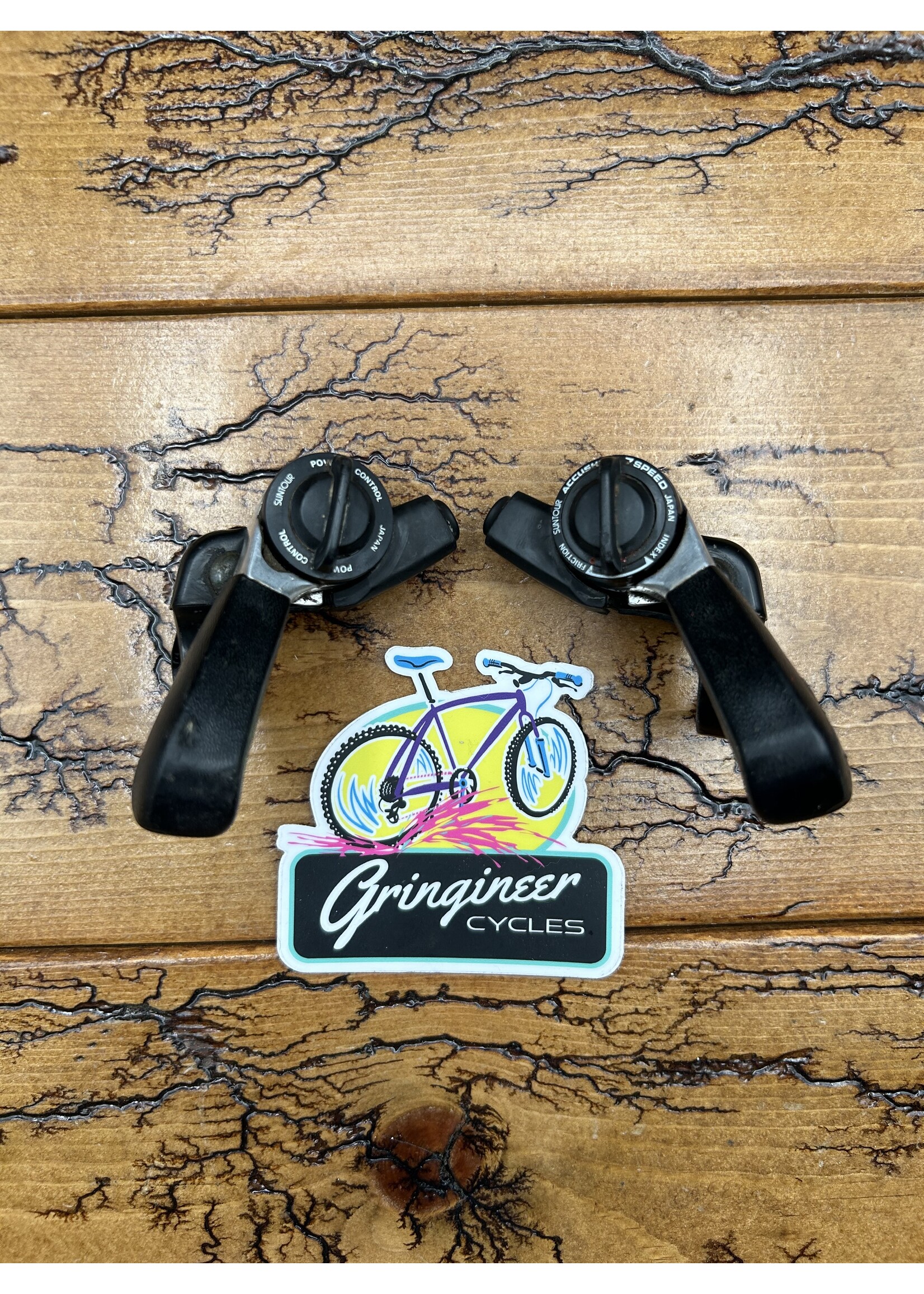 Suntour Suntour Accushift 7 Speed Thumb Shifters