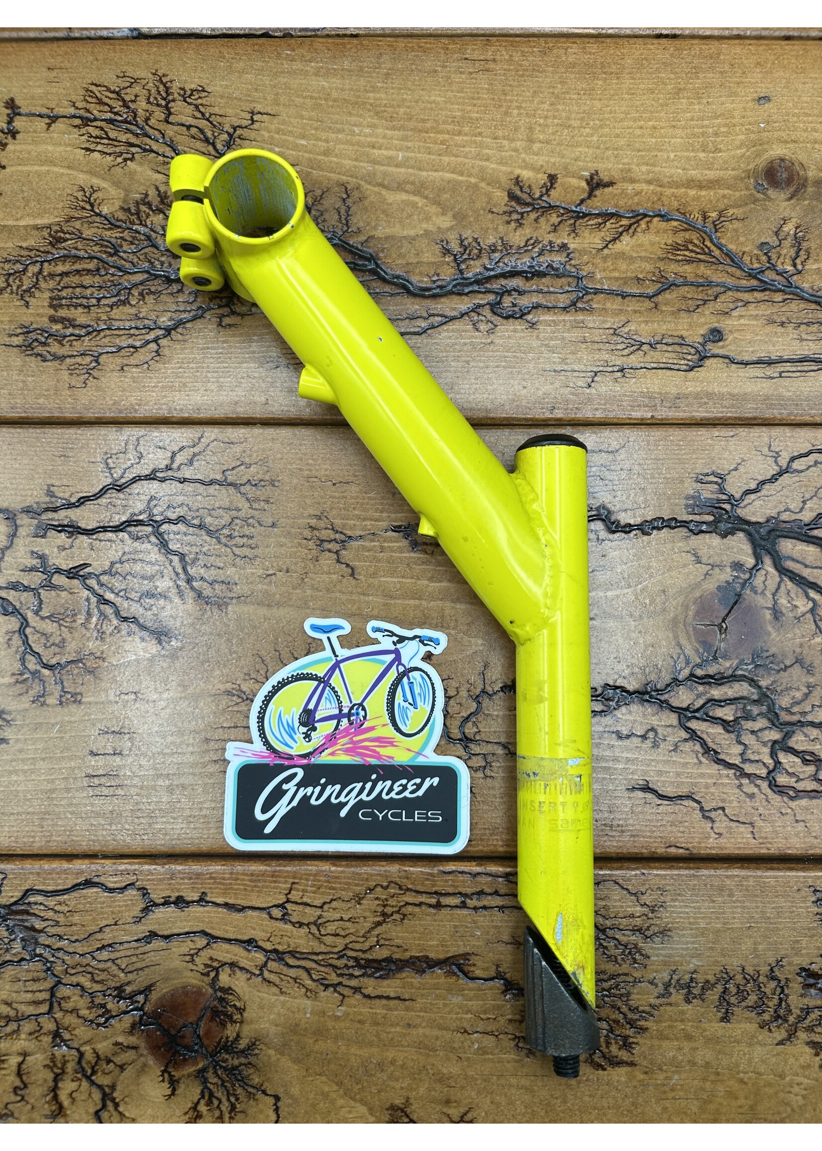 GT GT Yellow 145mm 50 Degree 1 Inch 25.4mm Quill Stem