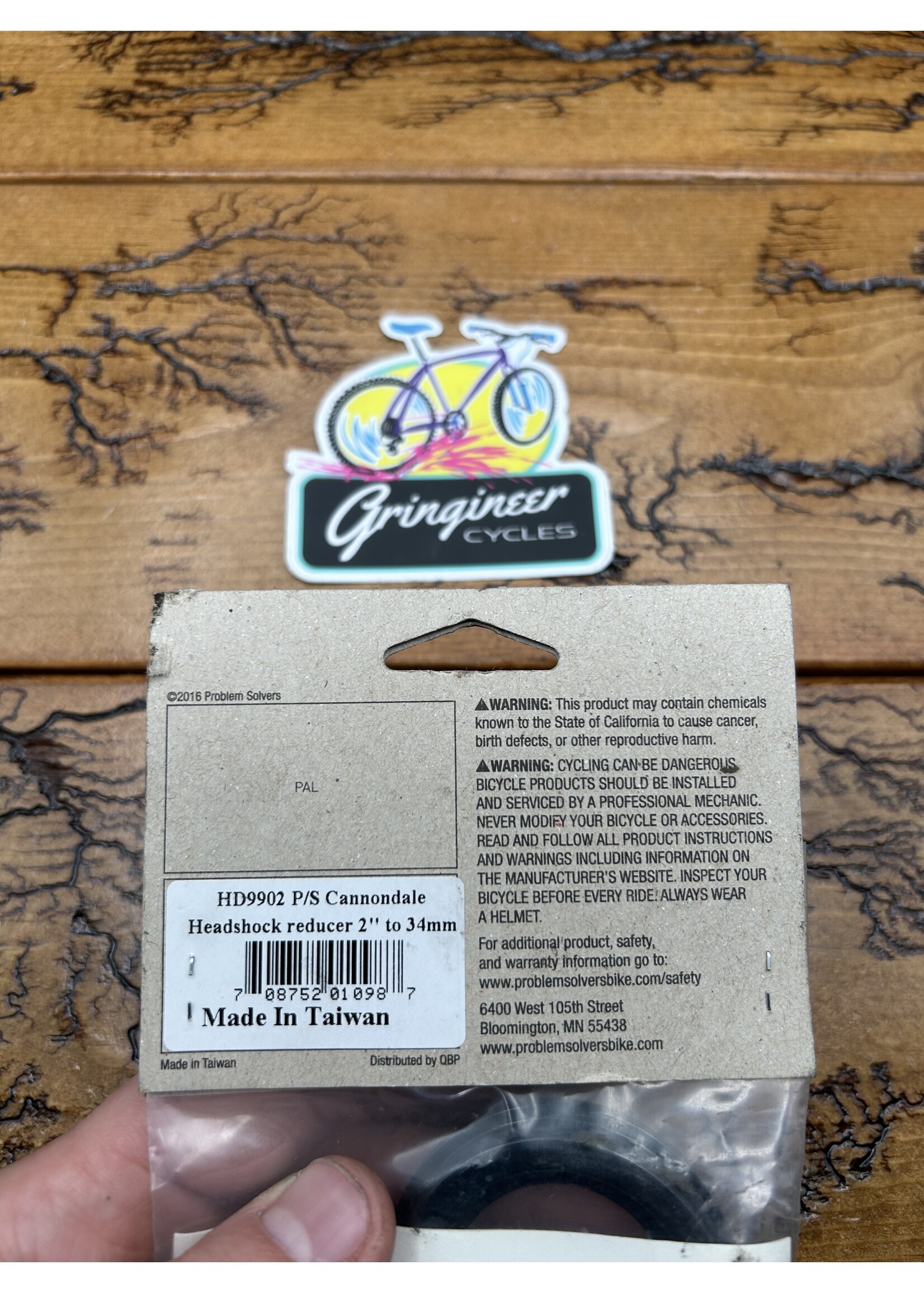 Problem Solvers Problem Solvers Cannondale Headshock Reducer 2" to 34mm