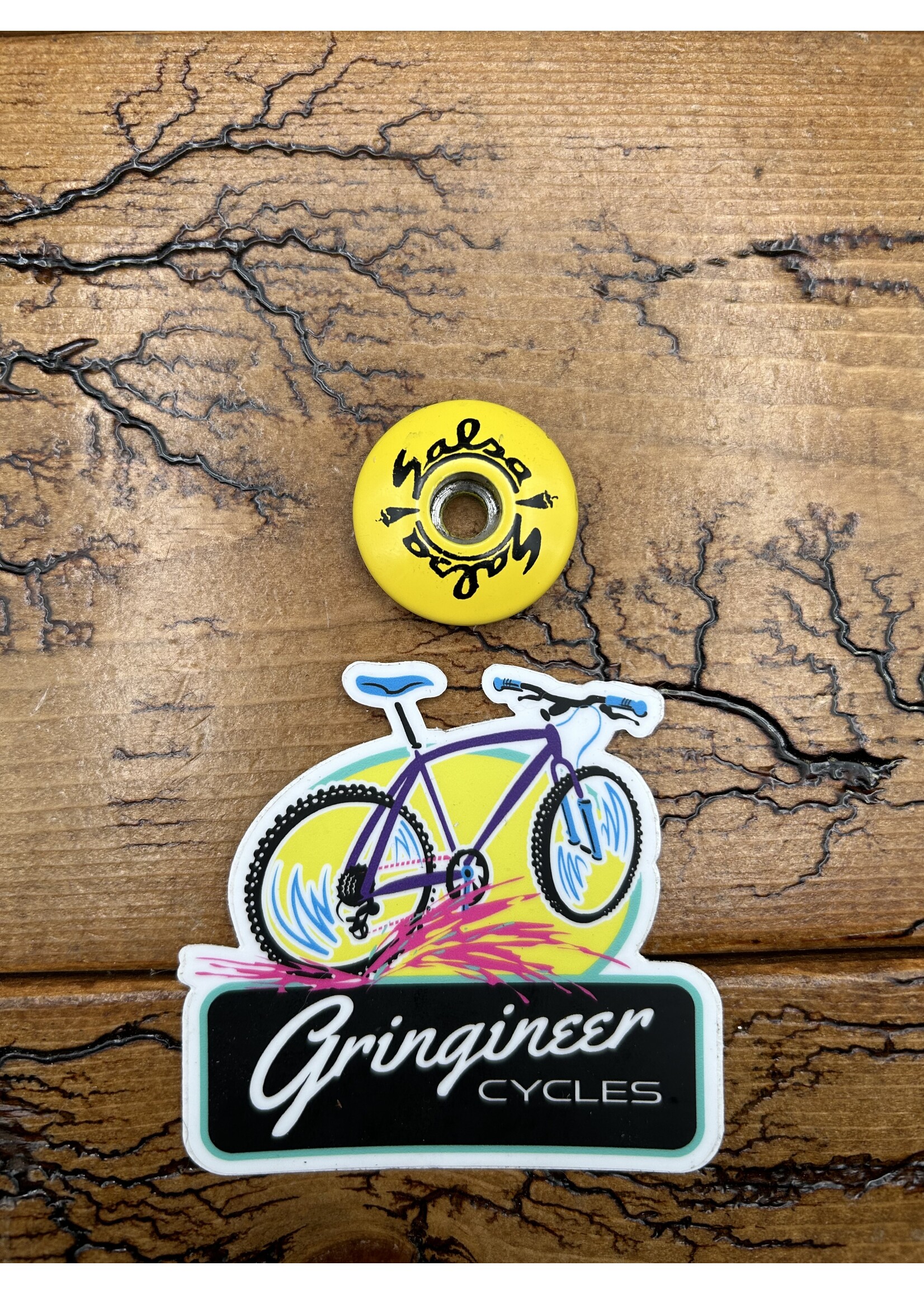 Salsa Salsa Yellow 1 1/8 Top Cap