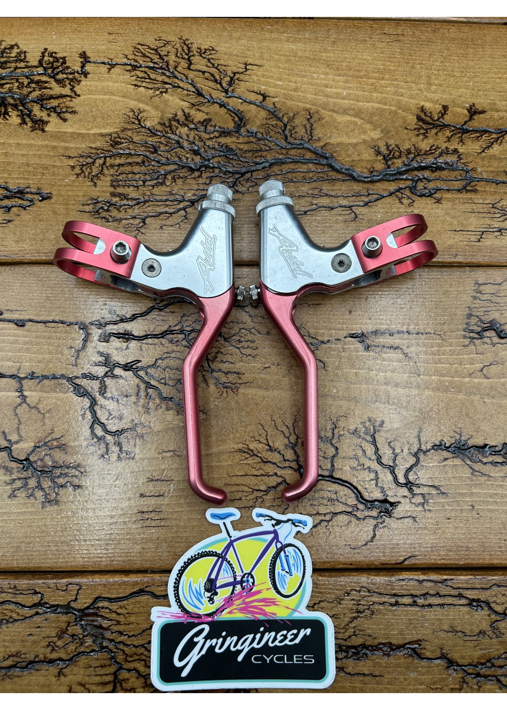 Avid Avid Ultimate Silver and Red Brake Levers