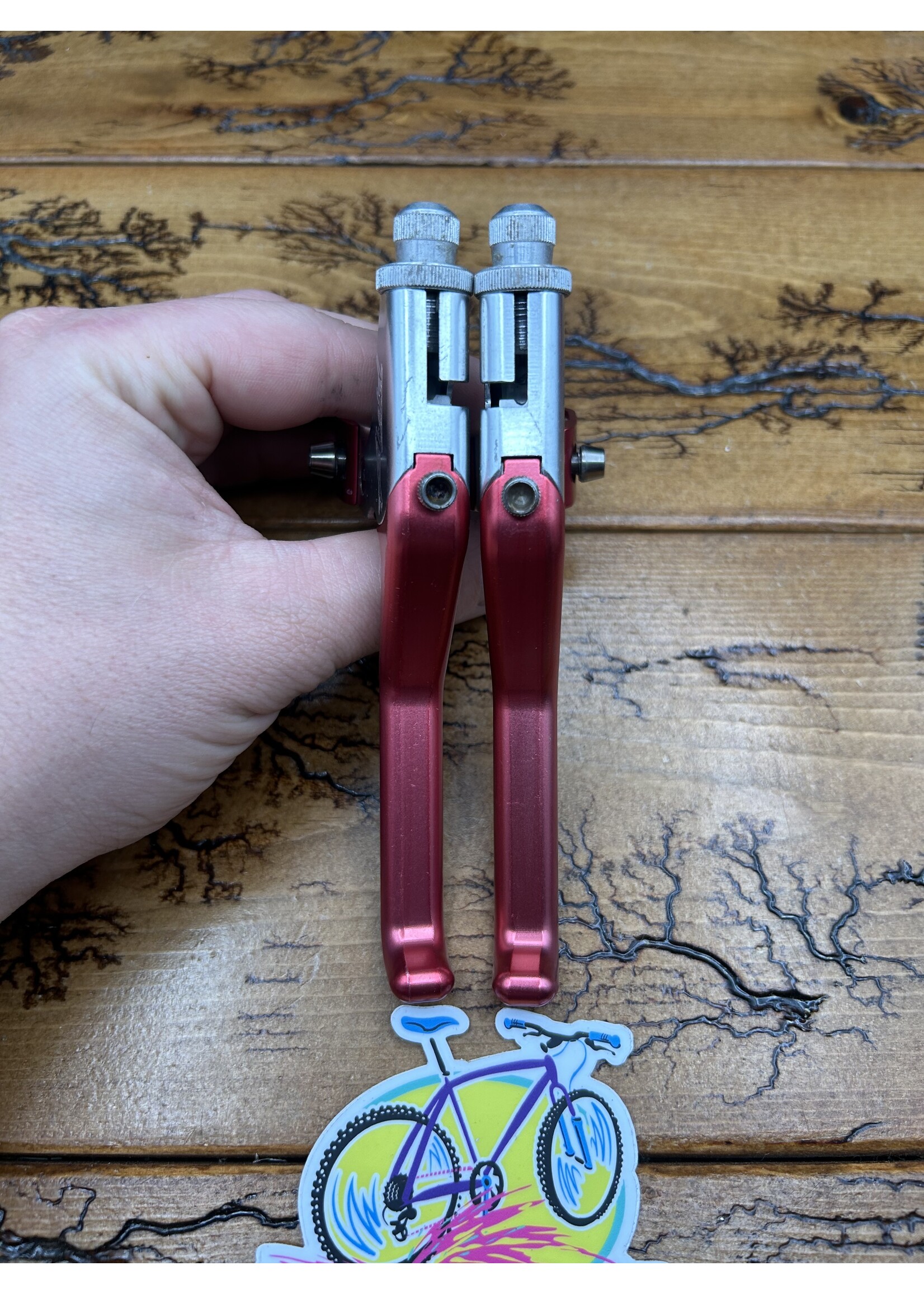 Avid Avid Ultimate Silver and Red Brake Levers