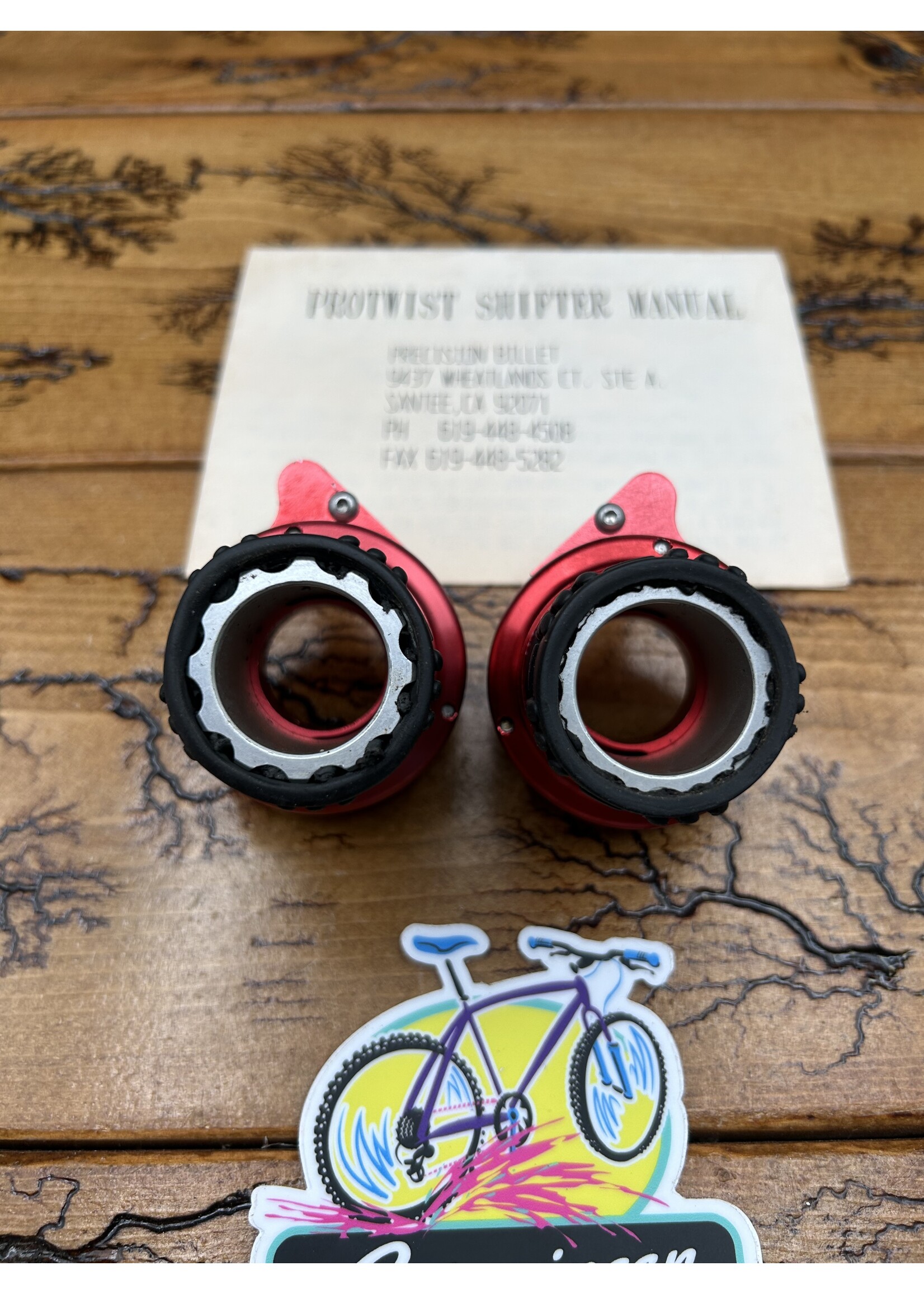 Precision Billet Precision Billet Protwist Red Anodized Grip Shifters