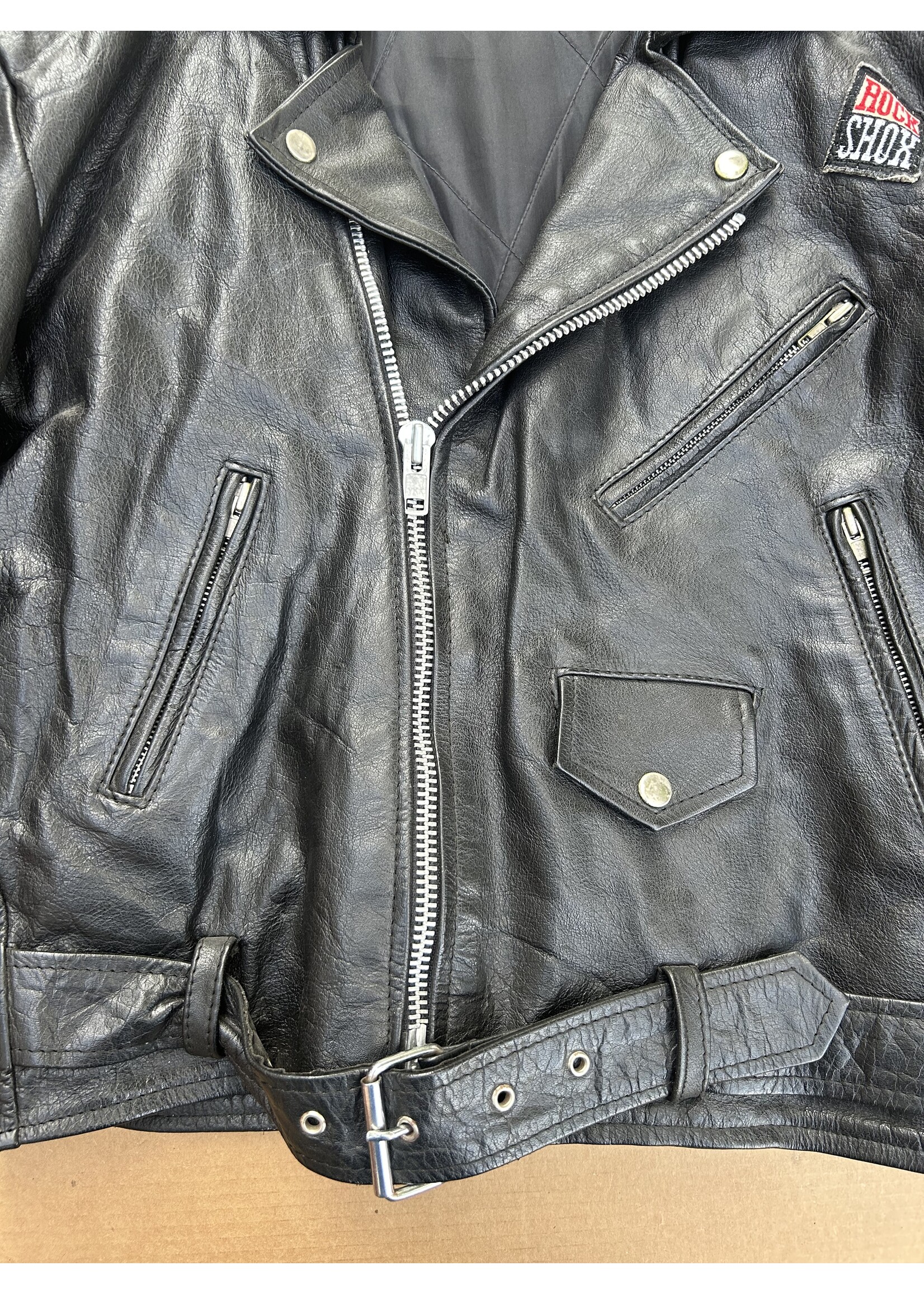 Rock Shox Rock Shox Leather Jacket Size 48 / Medium