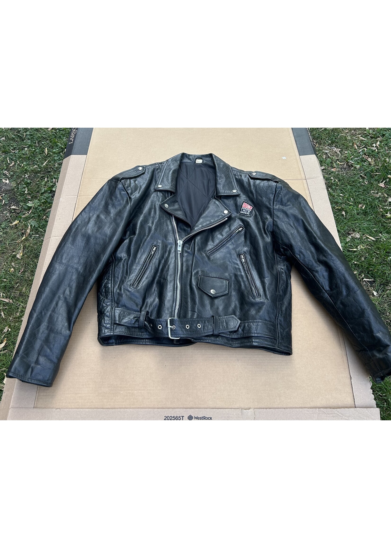 Rock Shox Rock Shox Leather Jacket Size 48 / Medium