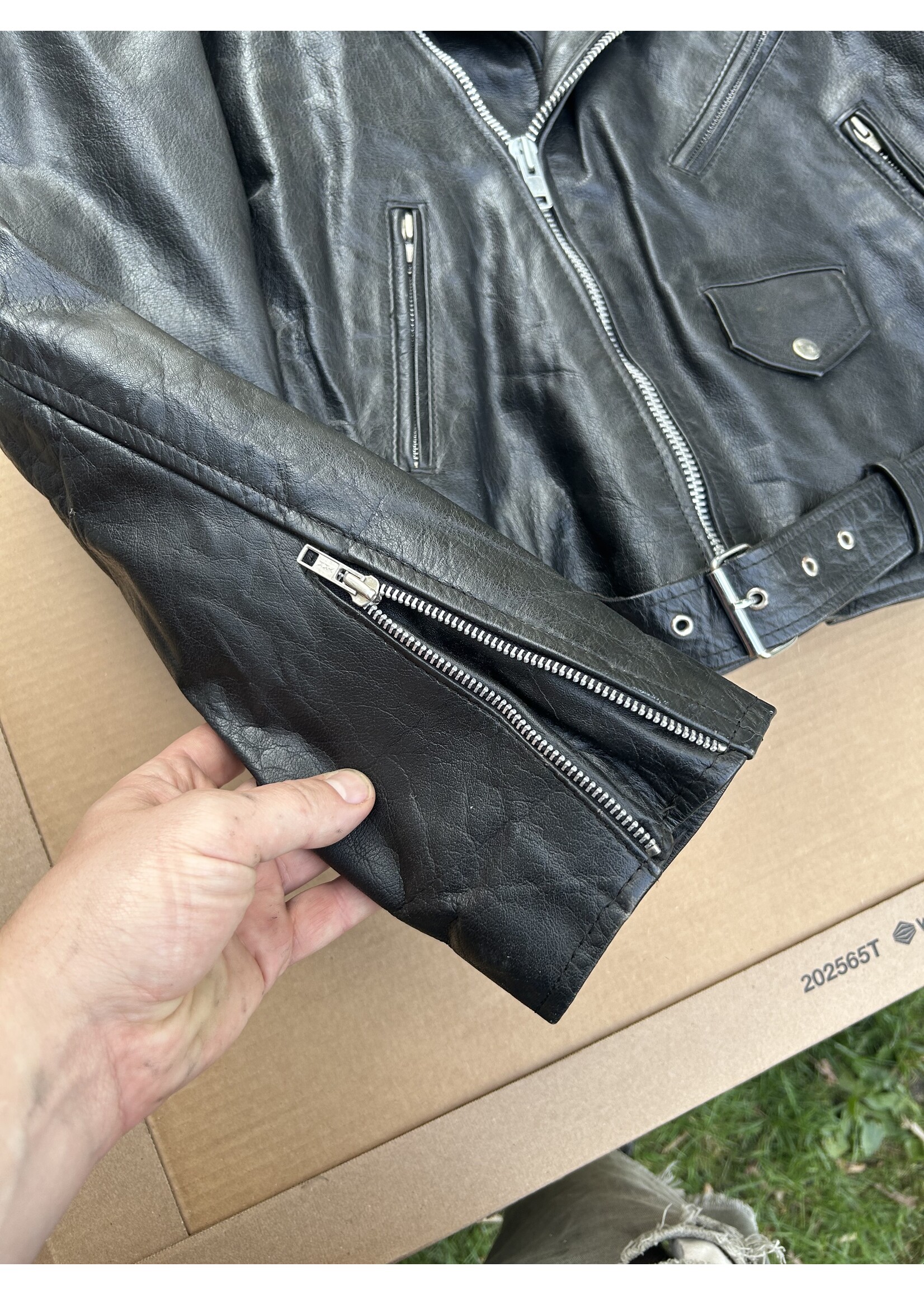 Rock Shox Rock Shox Leather Jacket Size 48 / Medium