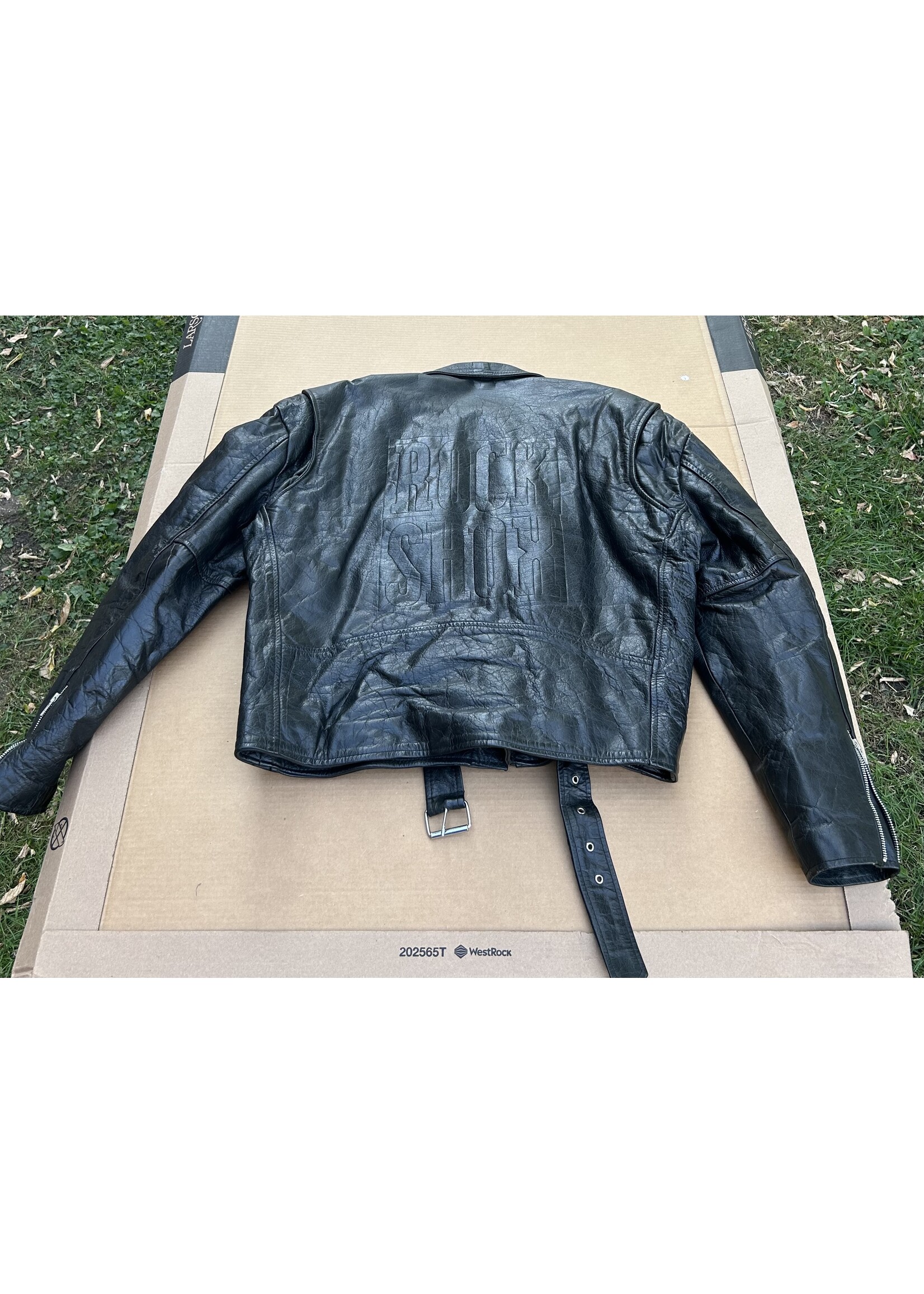 Rock Shox Rock Shox Leather Jacket Size 48 / Medium