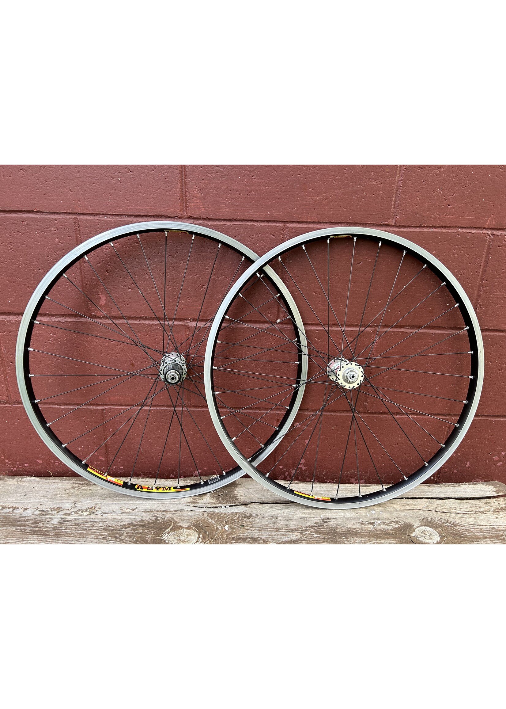 Bontrager Bontrager Mustang Nuke Proof Red Super Fly 26" QR Rim Brake Wheelset
