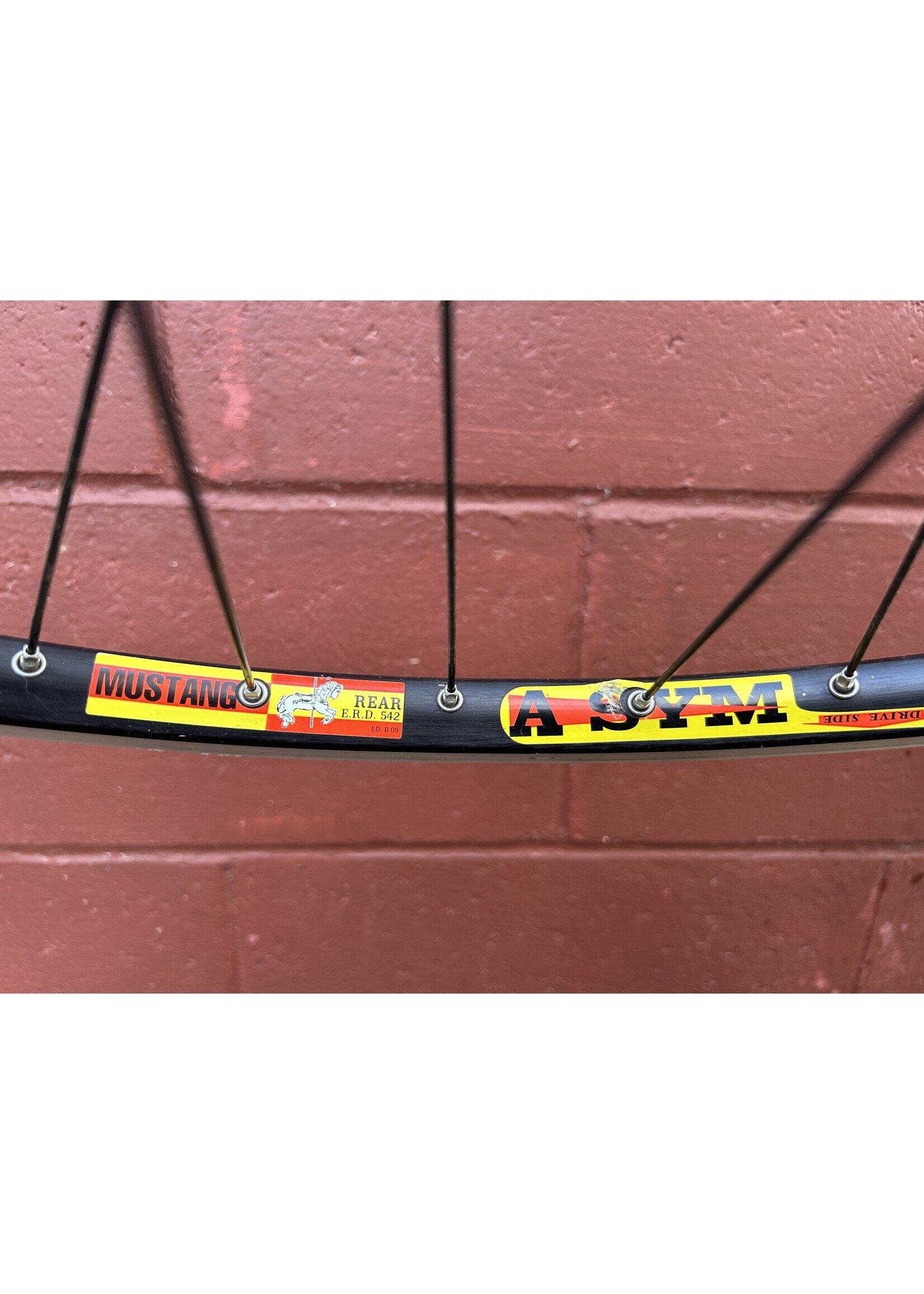 Bontrager Bontrager Mustang Nuke Proof Red Super Fly 26" QR Rim Brake Wheelset