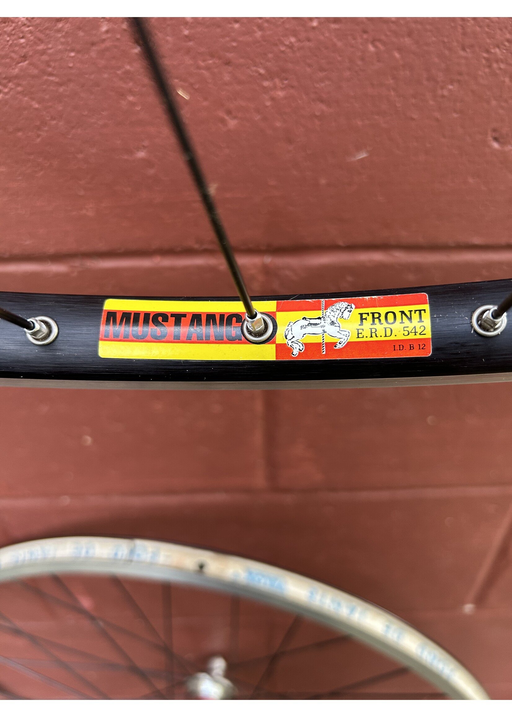 Bontrager Bontrager Mustang Nuke Proof Red Super Fly 26" QR Rim Brake Wheelset