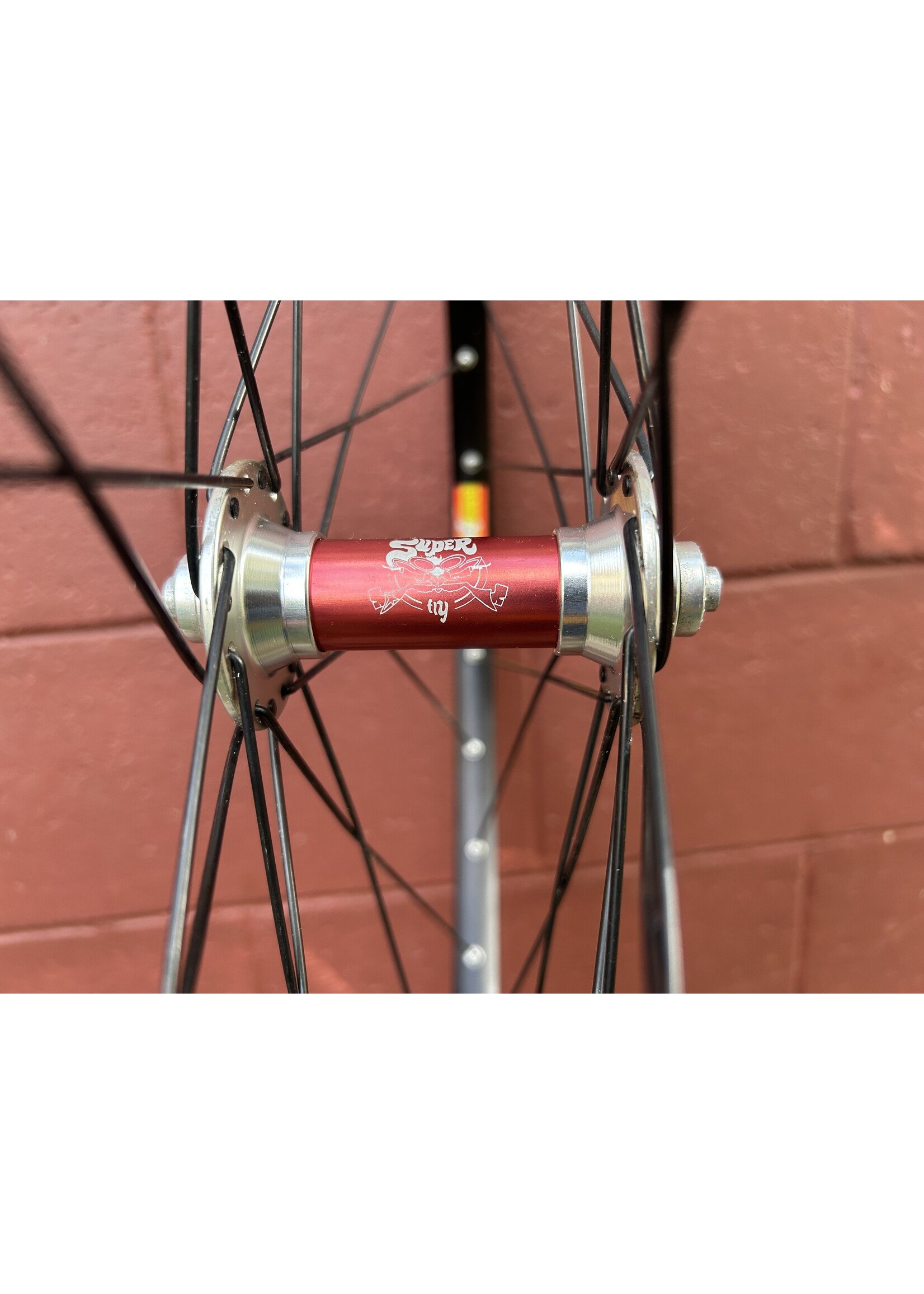 Bontrager Bontrager Mustang Nuke Proof Red Super Fly 26" QR Rim Brake Wheelset