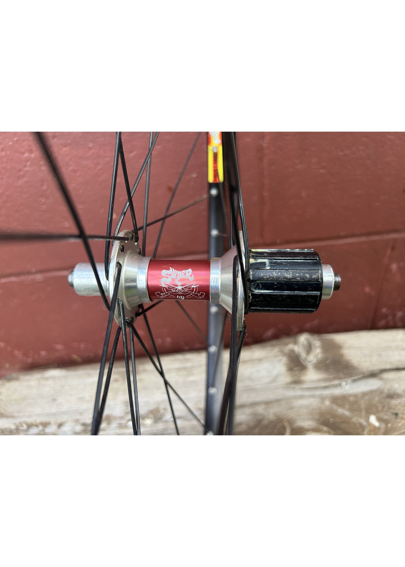 Bontrager Bontrager Mustang Nuke Proof Red Super Fly 26" QR Rim Brake Wheelset