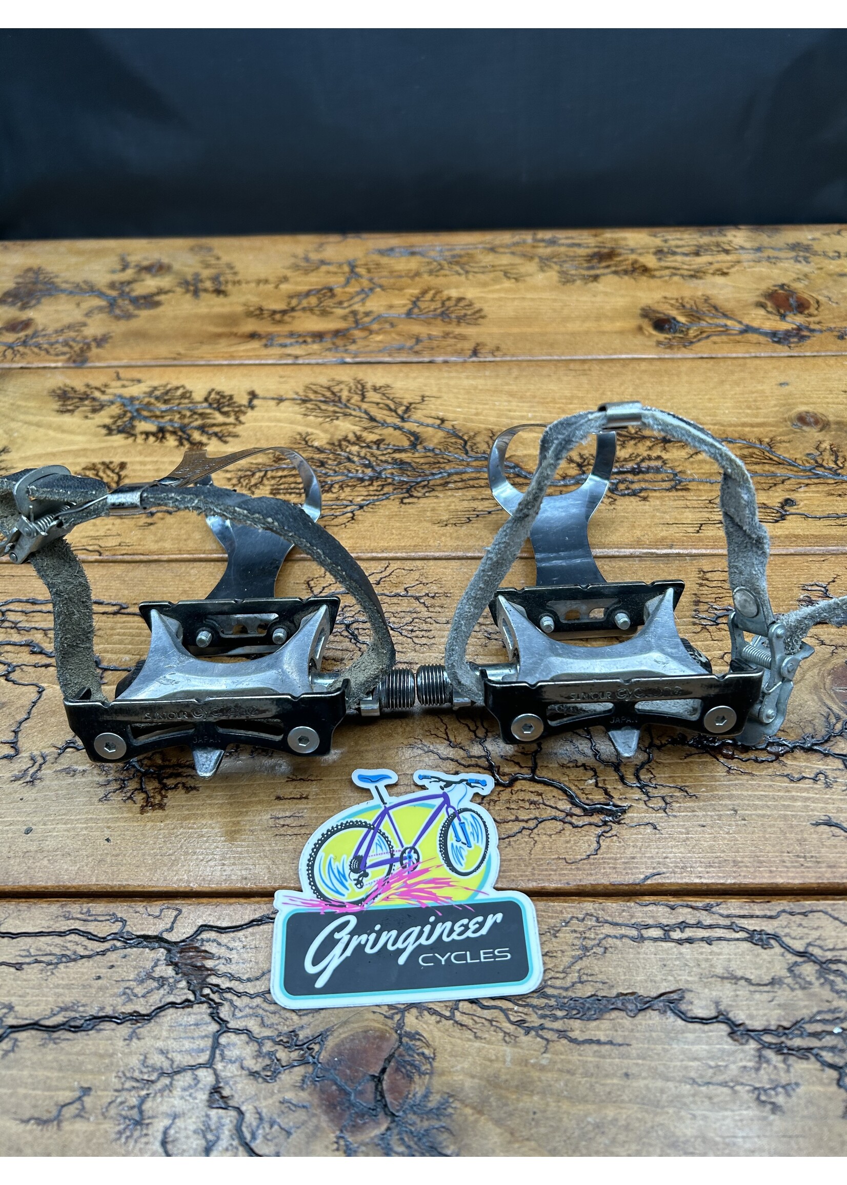Suntour Suntour Cyclone PL-5300 Pedals with Christophe Special Cages