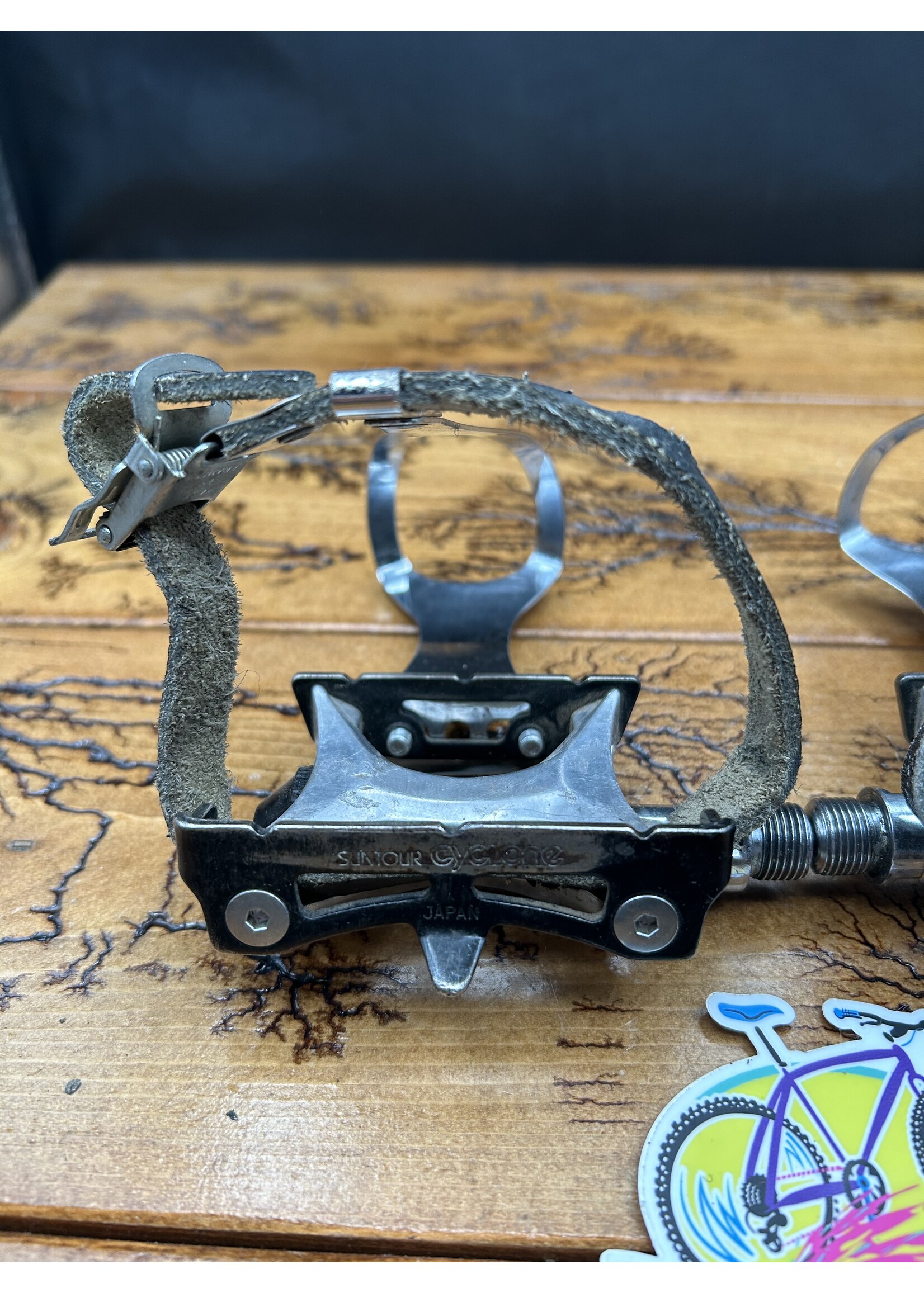 Suntour Suntour Cyclone PL-5300 Pedals with Christophe Special Cages