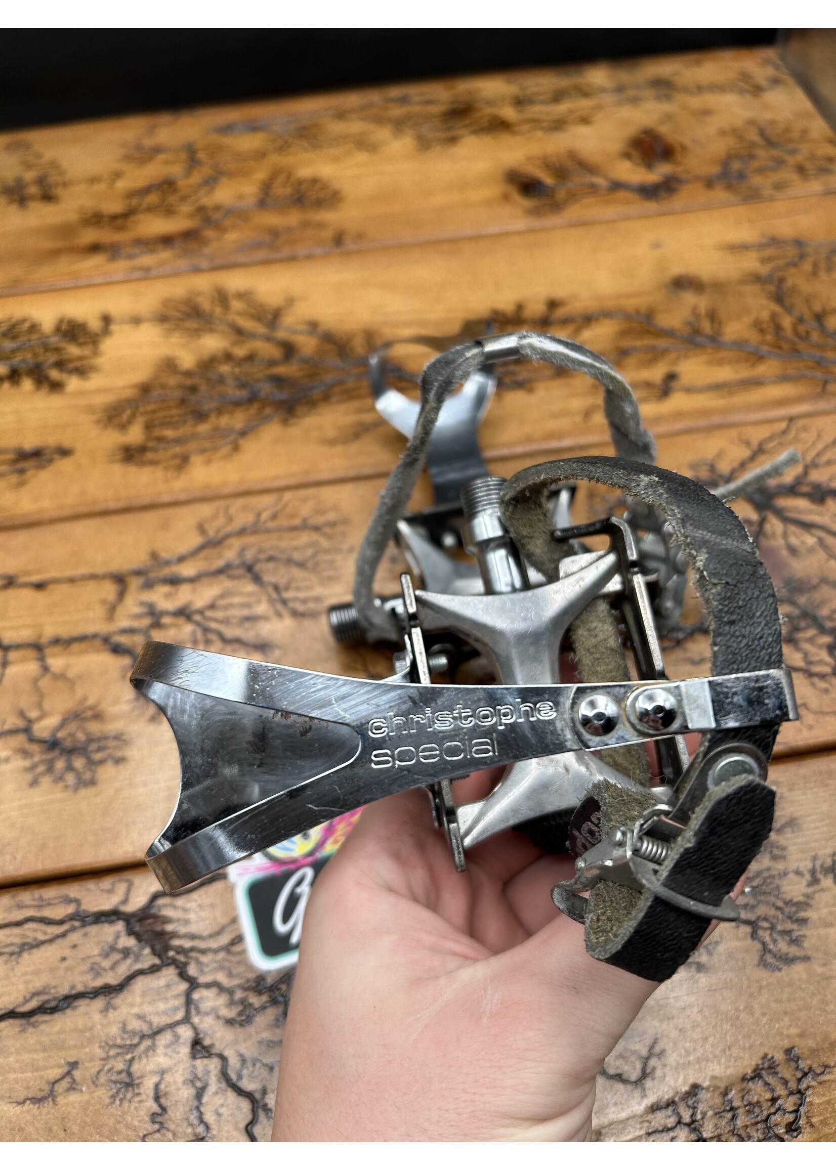 Suntour Suntour Cyclone PL-5300 Pedals with Christophe Special Cages