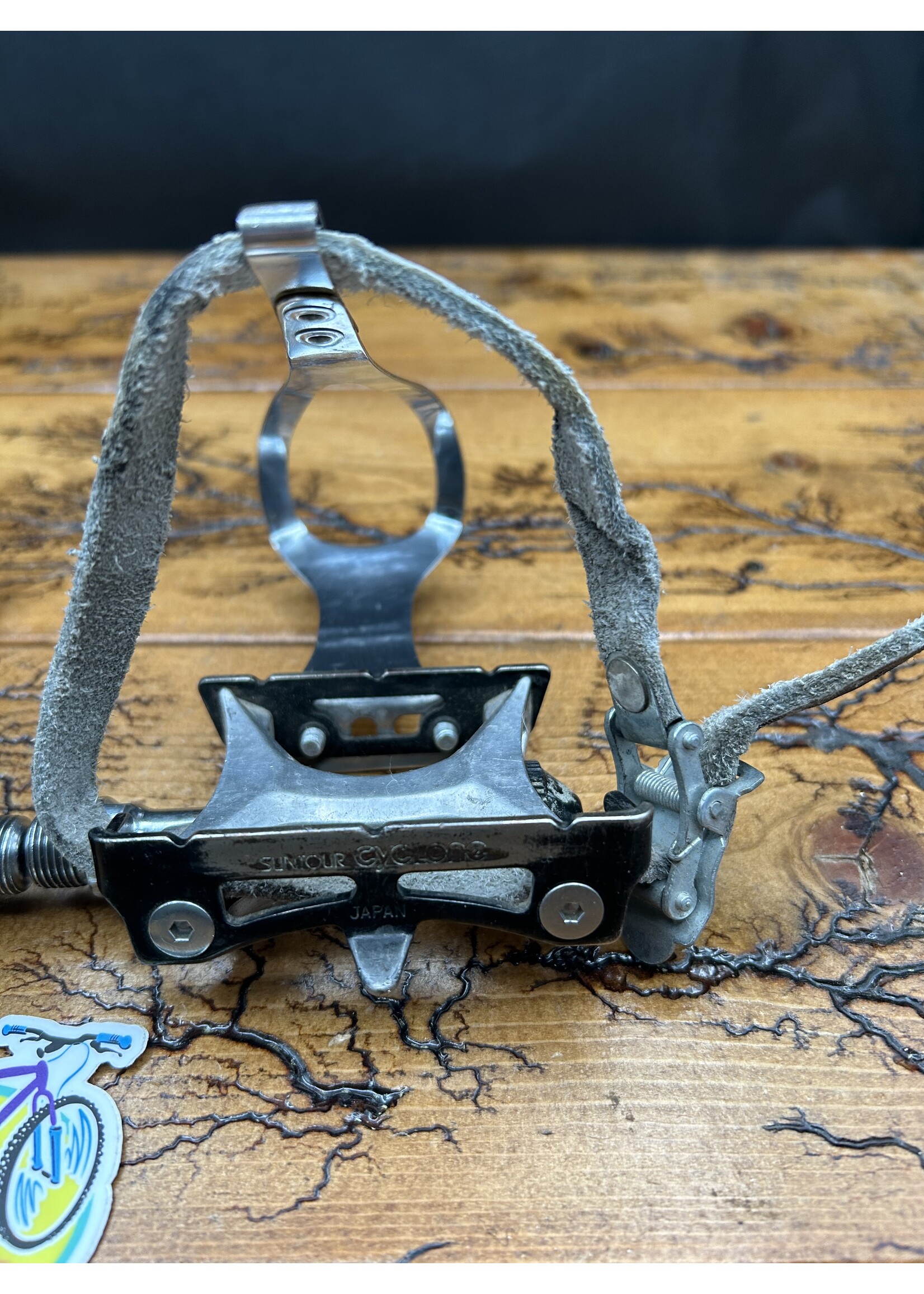 Suntour Suntour Cyclone PL-5300 Pedals with Christophe Special Cages