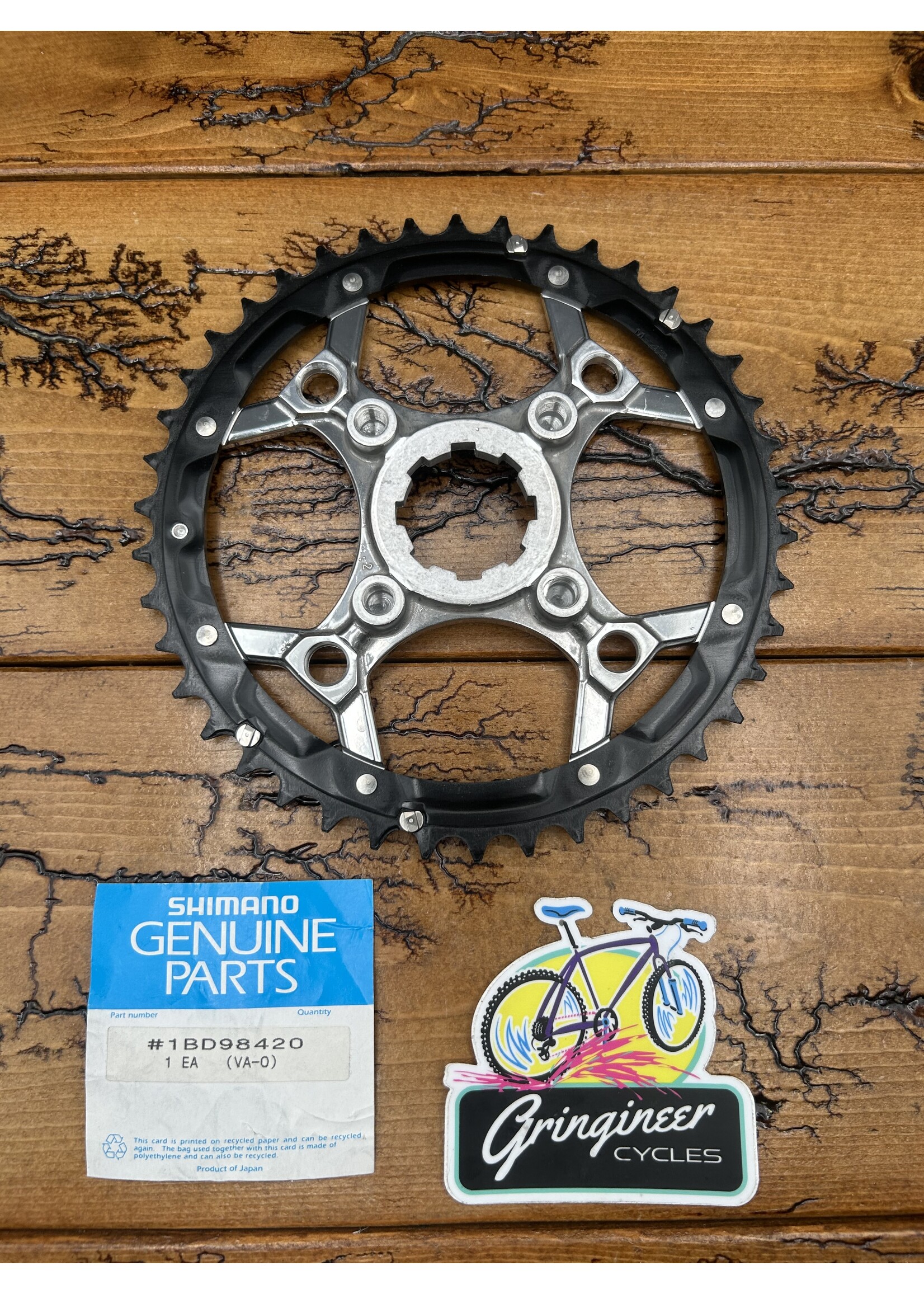 SHIMANO Shimano Deore LX M569 42 Tooth Chainring and Spider NOS
