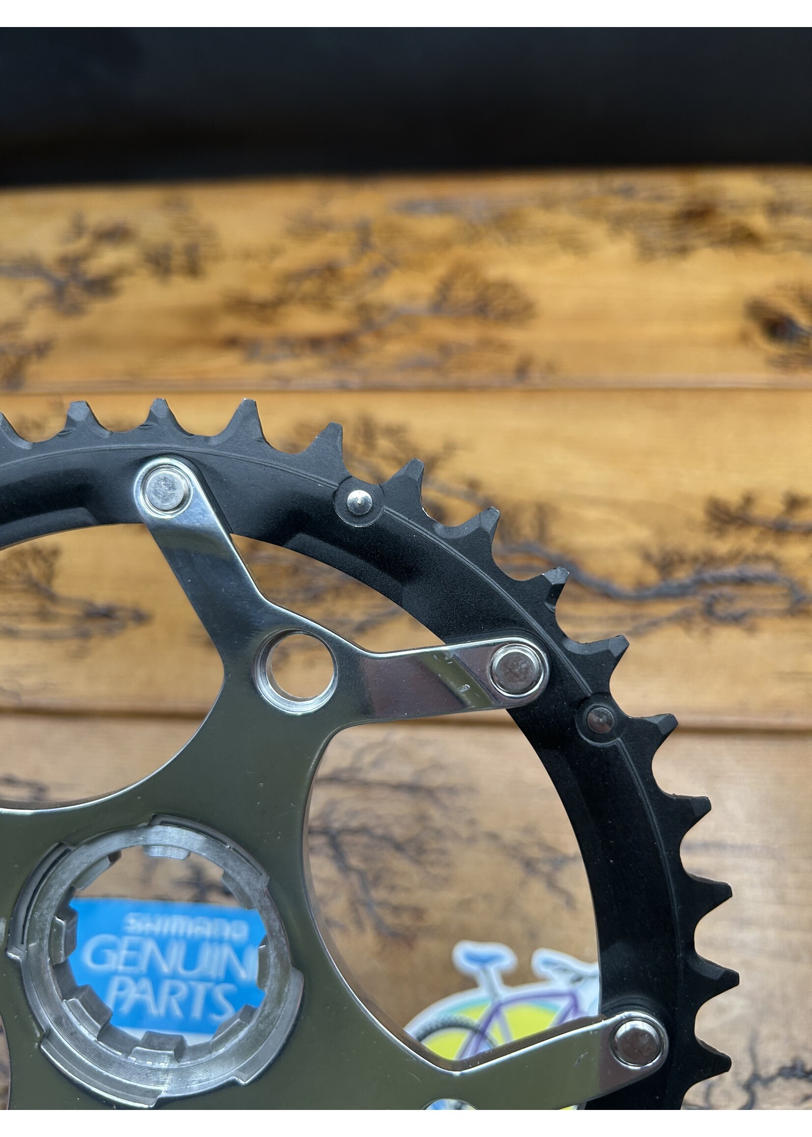 SHIMANO Shimano Deore LX M569 42 Tooth Chainring and Spider NOS