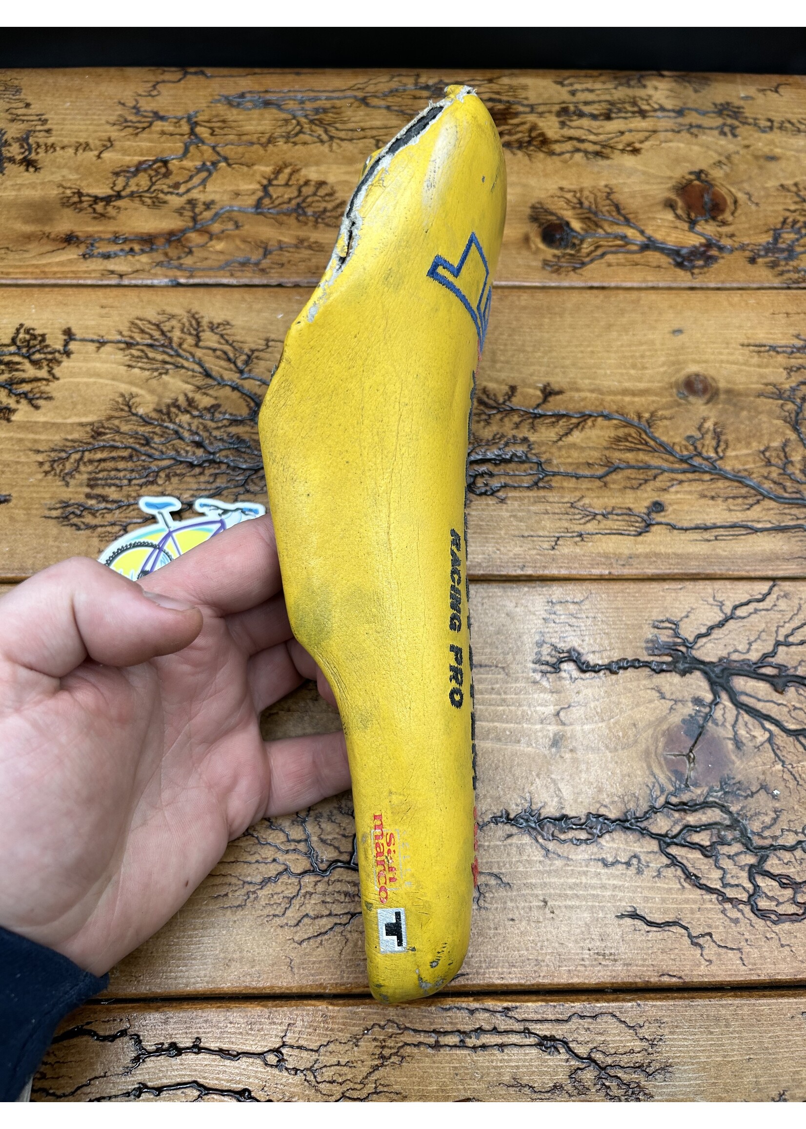 GT Selle San Marco Team GT Yellow No Slip System Saddle
