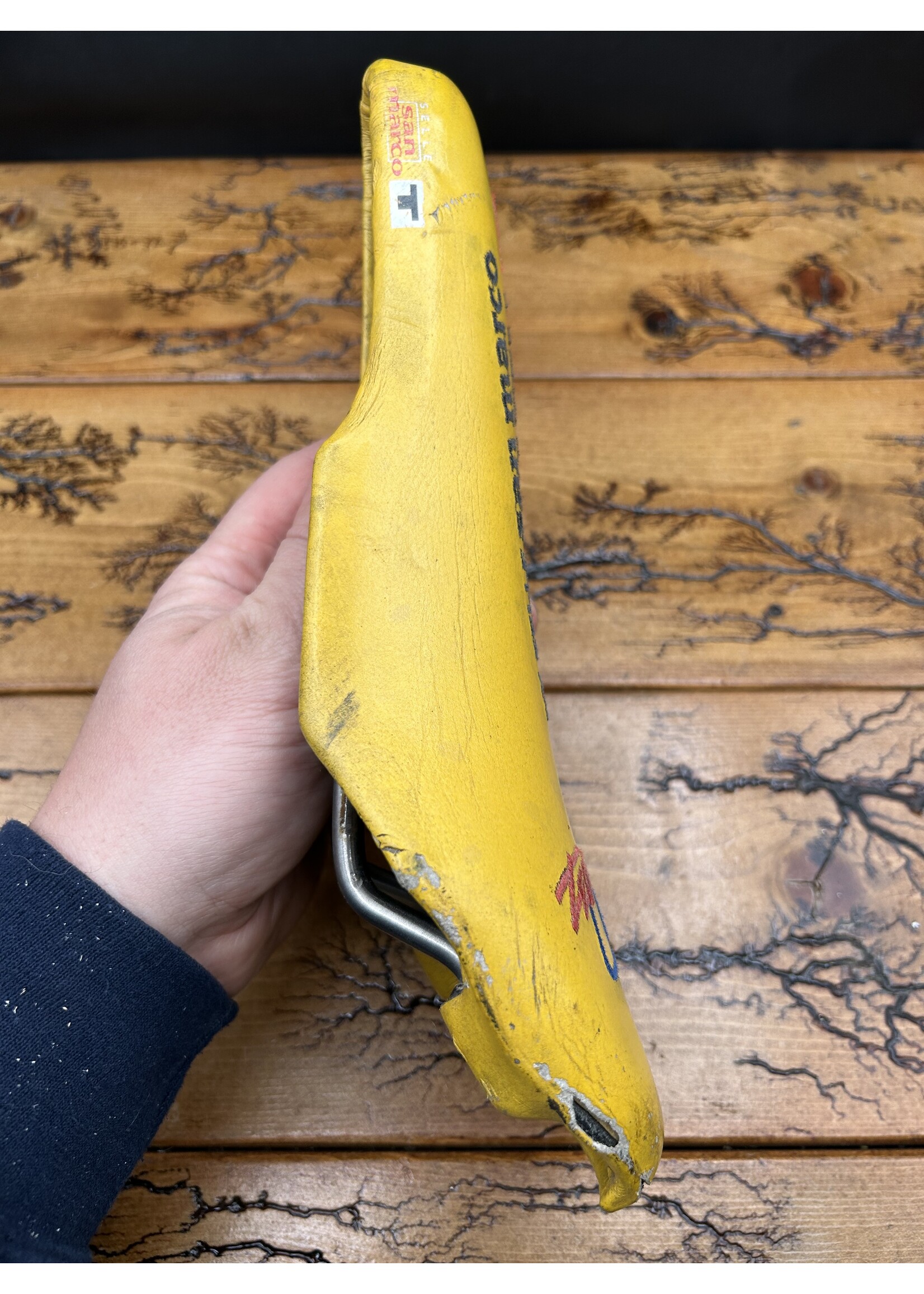 GT Selle San Marco Team GT Yellow No Slip System Saddle