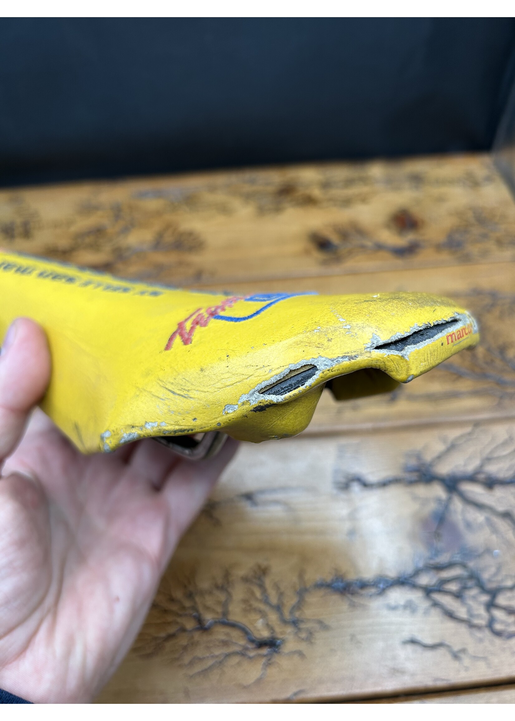 GT Selle San Marco Team GT Yellow No Slip System Saddle