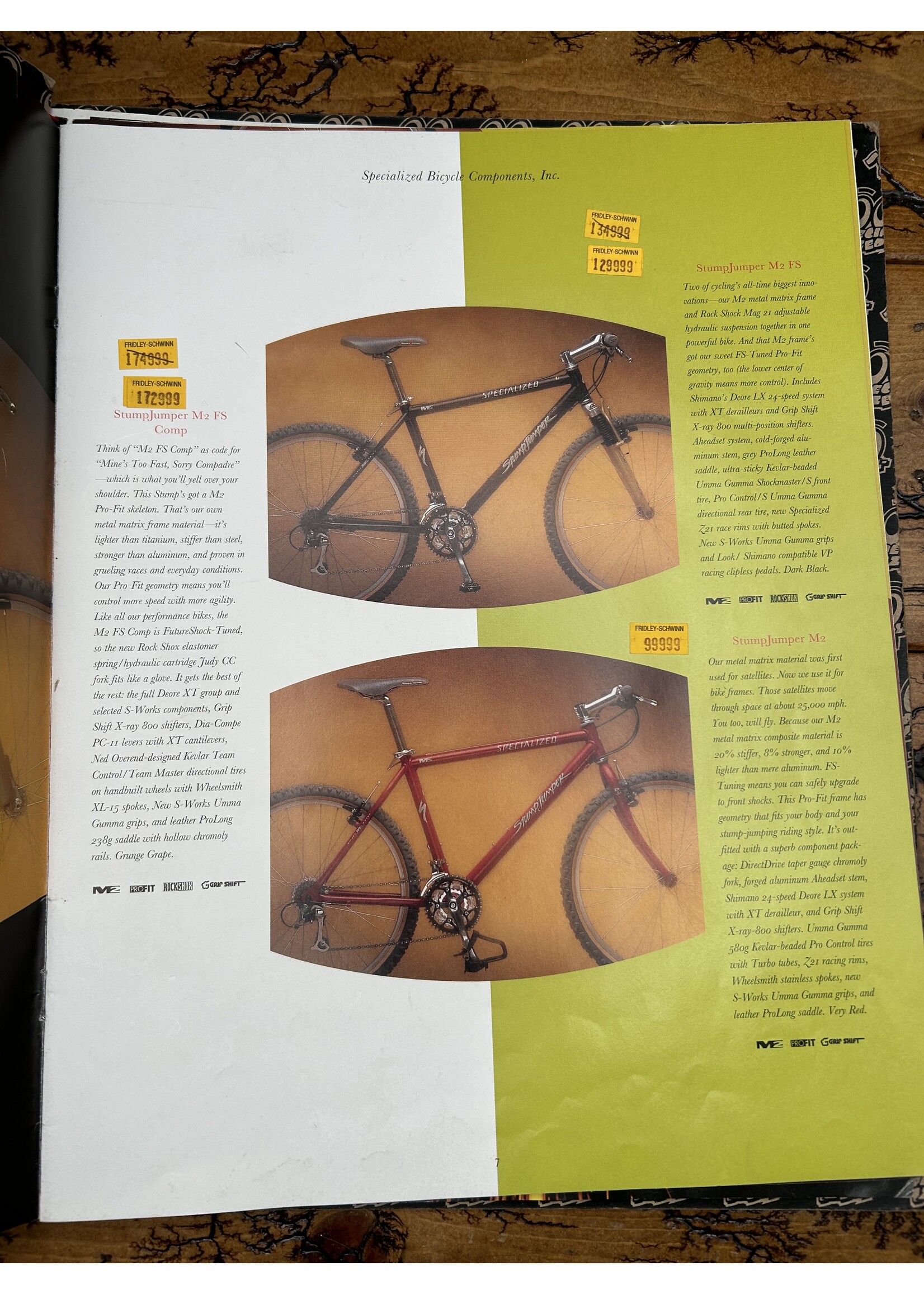 Specialized 1995 Specialized Bicycle and Components Catalog