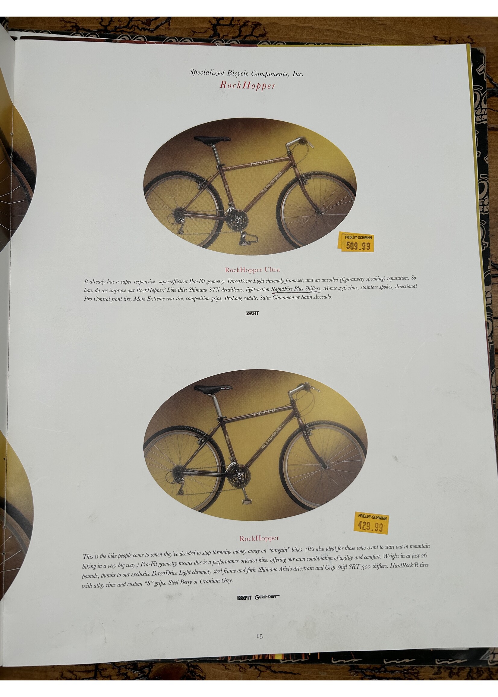 Specialized 1995 Specialized Bicycle and Components Catalog